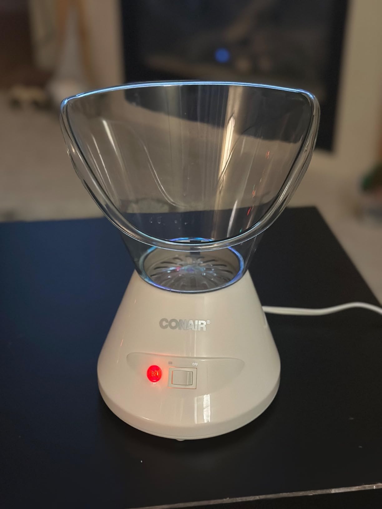 True Glow by Conair Moisturizing Mist Facial Steamer, Warm Steam Face Sauna for Deep Pore Cleansing & Hydration, Home Spa Skin Care System, Model MDF8 customer photo 1