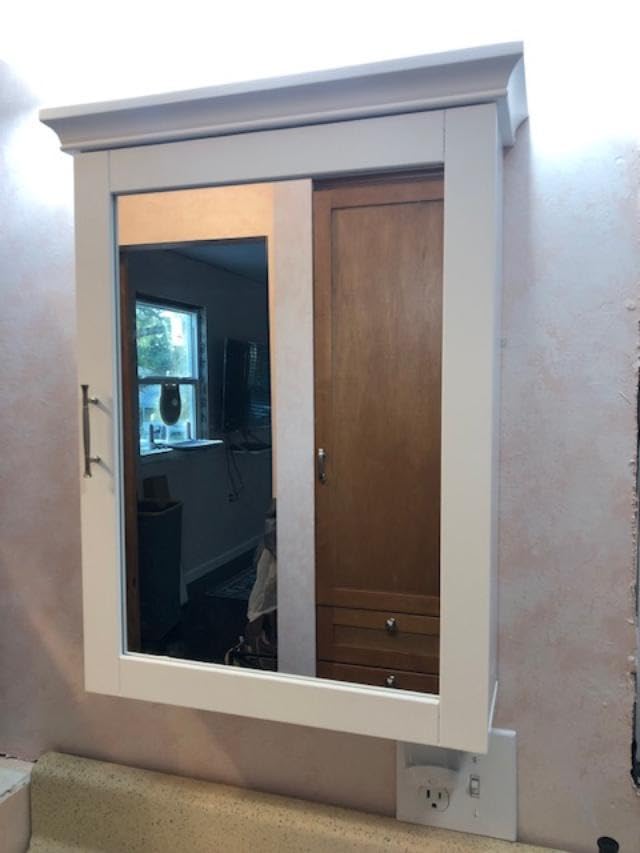 RiverRidge Somerset Bathroom Wall Mount Medicine Cabinet with Mirror, White customer photo 1