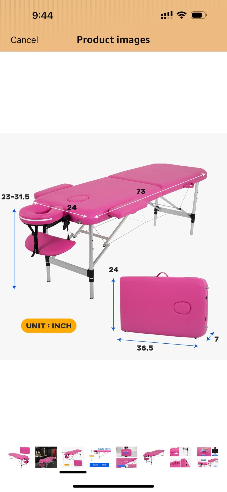 BestMassage | Portable Massage Bed | 24