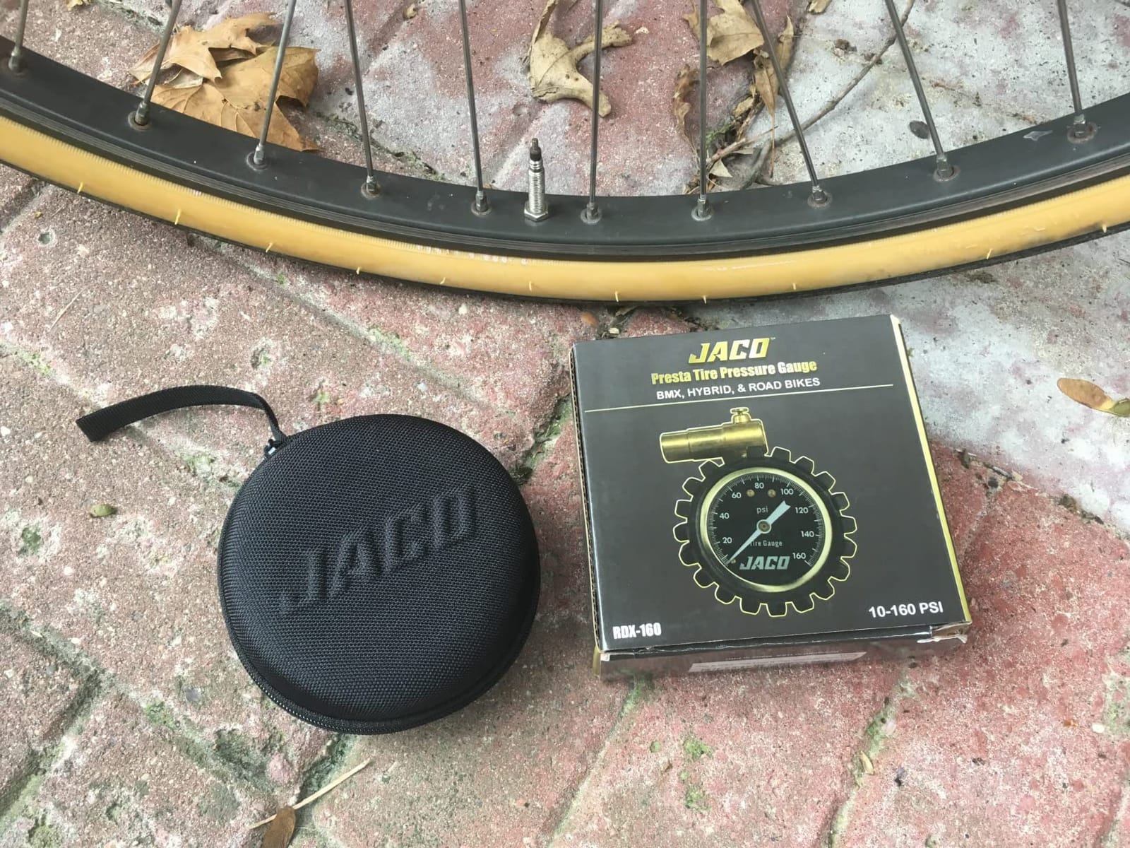 JACO RDX-160 Presta Tire Pressure Gauge for Bikes (10-160 PSI) | Road Bike & BMX Series customer photo 1