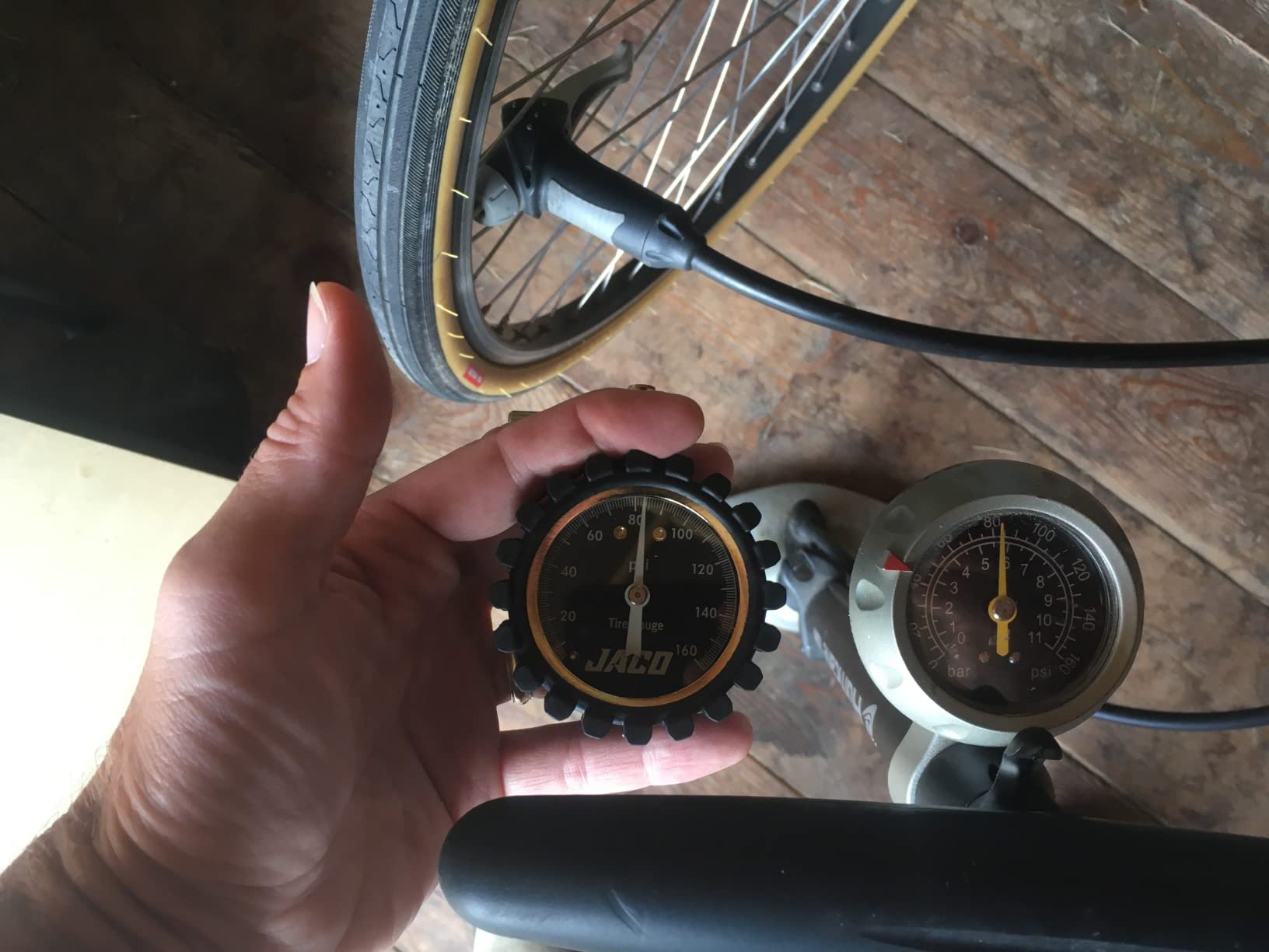 JACO RDX-160 Presta Tire Pressure Gauge for Bikes (10-160 PSI) | Road Bike & BMX Series customer photo 2