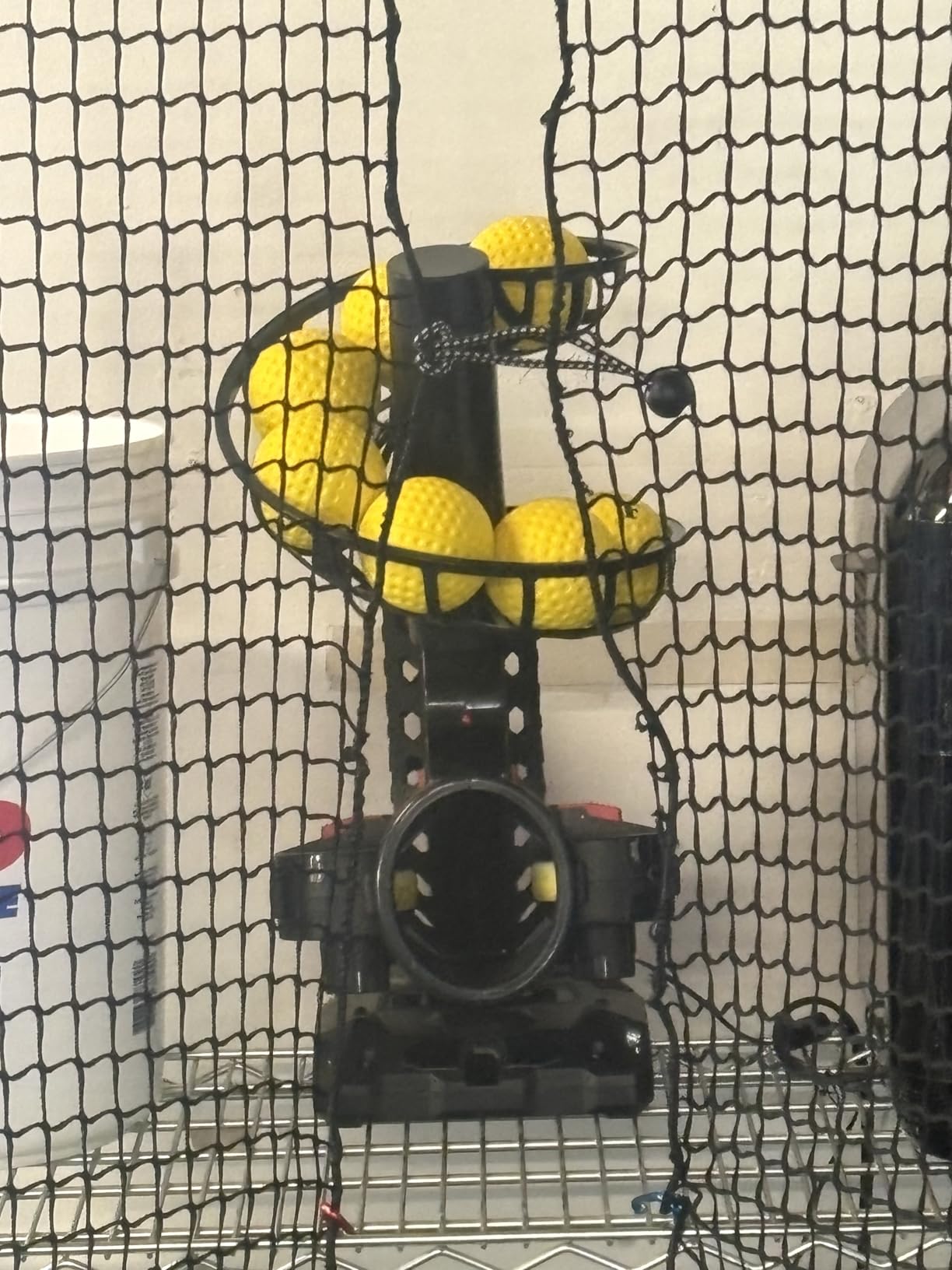 Furlihong 3801BH Upgraded Electronic Baseball Pitching Machine for Beginner | Adjustable Angles & Speed, AC Adapter or Battery Powered, Comes with 8 Dimpled Balls, for Batting and Fielding Practice customer photo 2