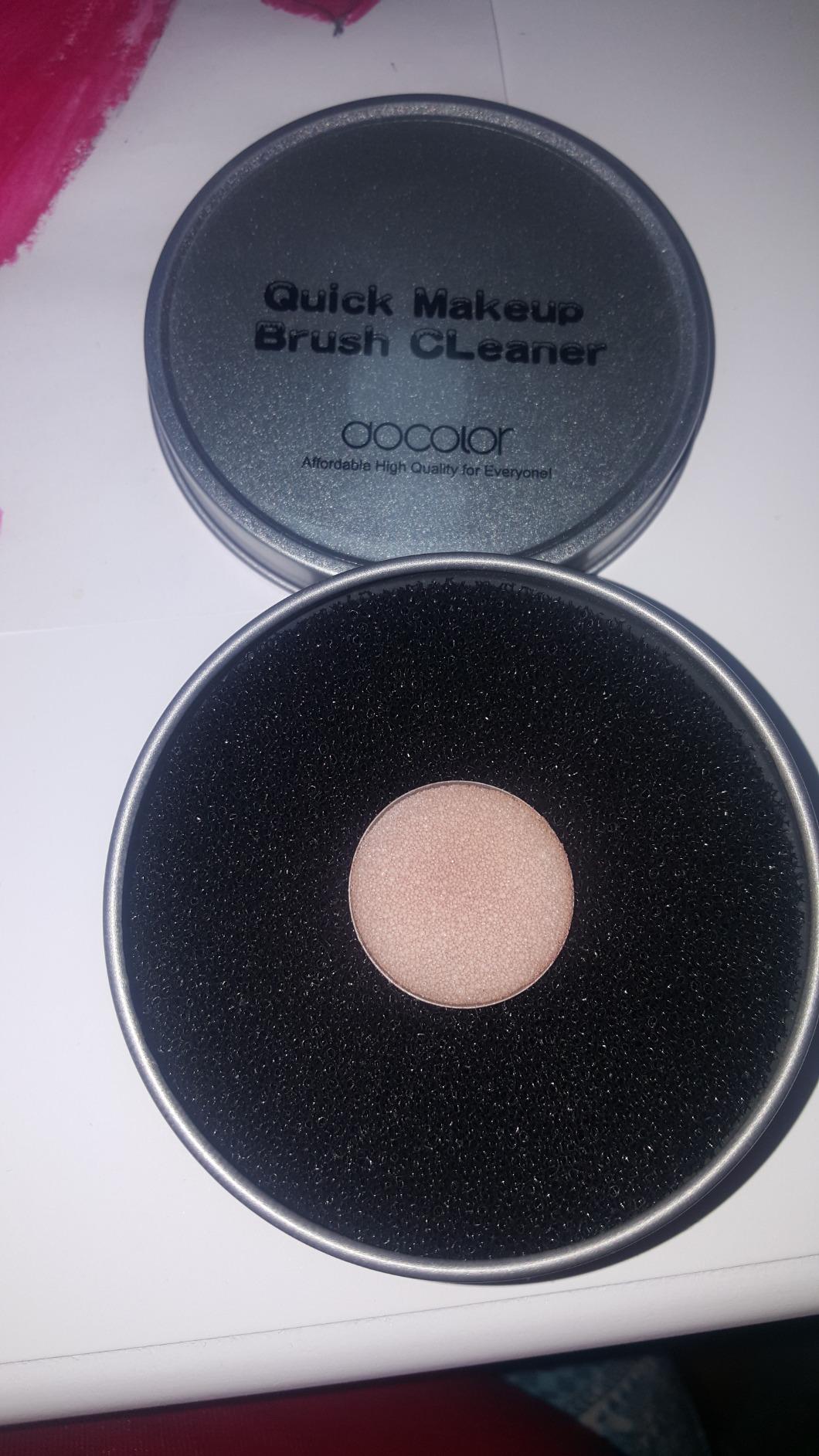 Docolor Makeup Brushes Cleaner Set Solid Soap Cleanser with Color Removal Sponge, Makeup Brush Cleaner Mat Brushes Shampoo for Cleaning Makeup Sponges, Brushes & Applicators Vegan (coconut oil) customer photo 2