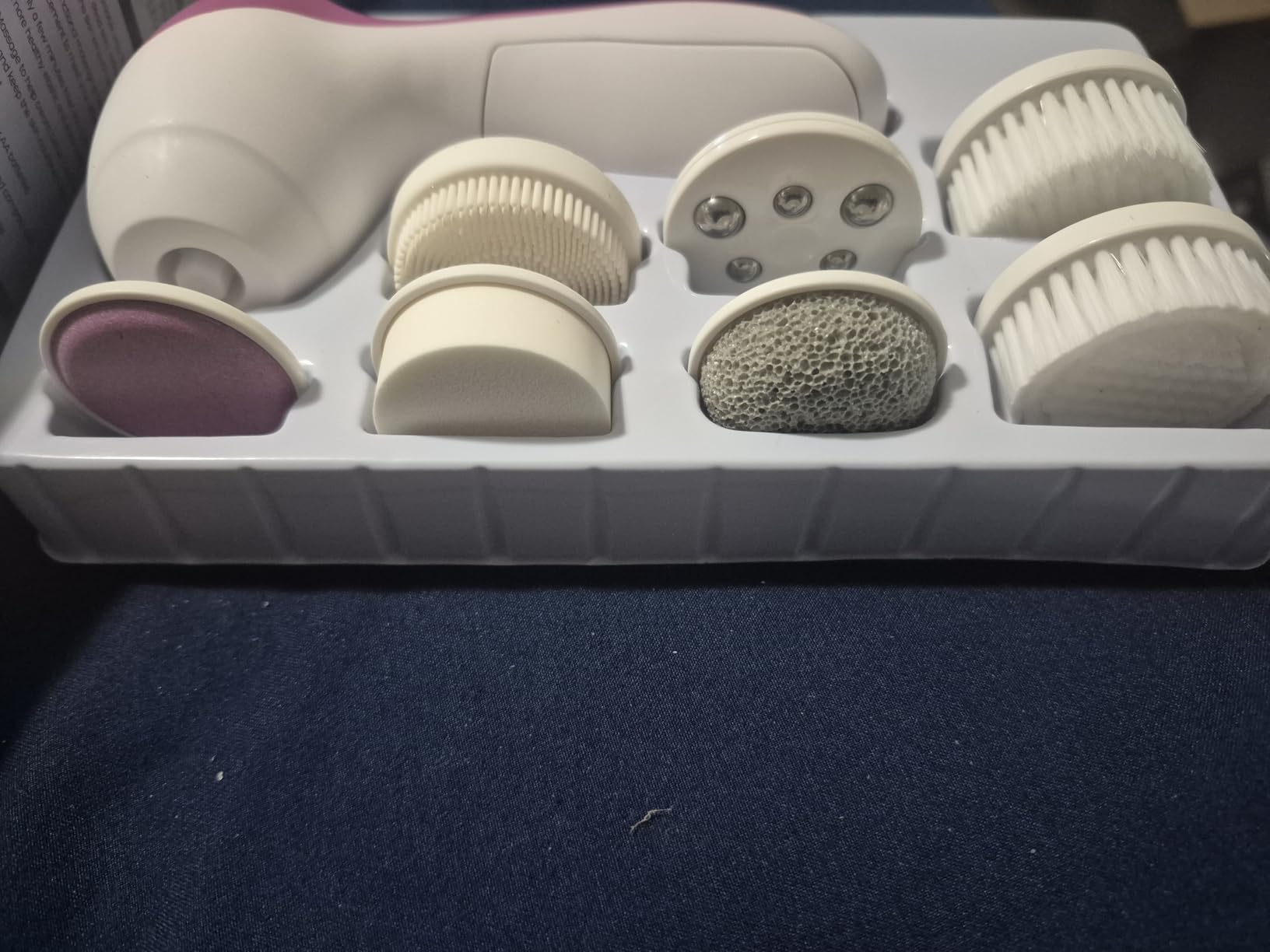 COSLUS Facial Cleansing Brush Face Scrubber, 7-in-1 Rotating Design customer photo 1