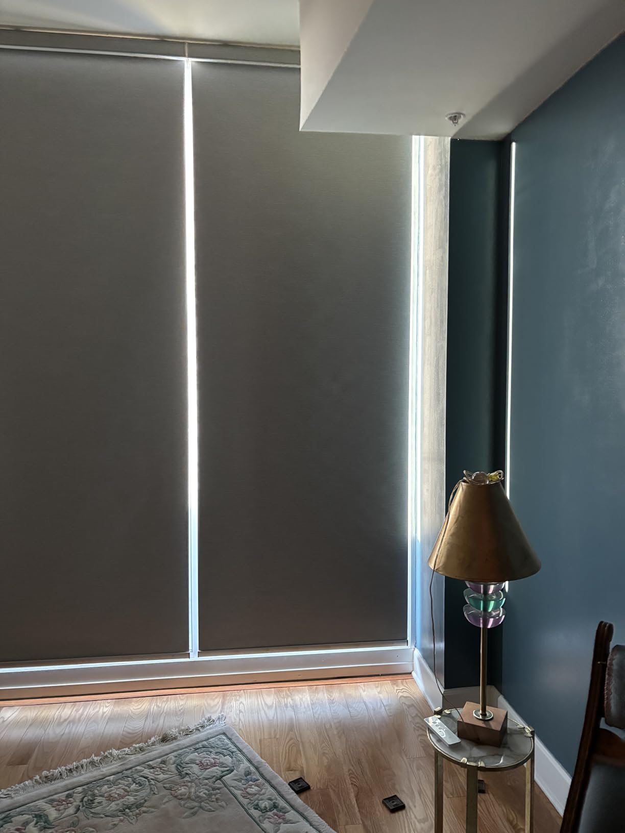 SmartWings Motorized Smart Roller Shades, 100% Blackout Essential Grey | Customized Automatic Shades for Indoor Window, Cordless Electric Blinds Compatible with Alexa/Homekit/Google customer photo 2