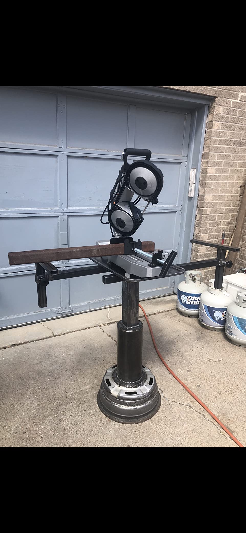 MAXXT Band Saw with Lightweight Aluminum Base, 10 Amp 5 Inch Deep Cut Bandsaw, Variable Speed Handheld Automatic Multipurpose Cut with Carrying Wheels Portable Metal Saw customer photo 1