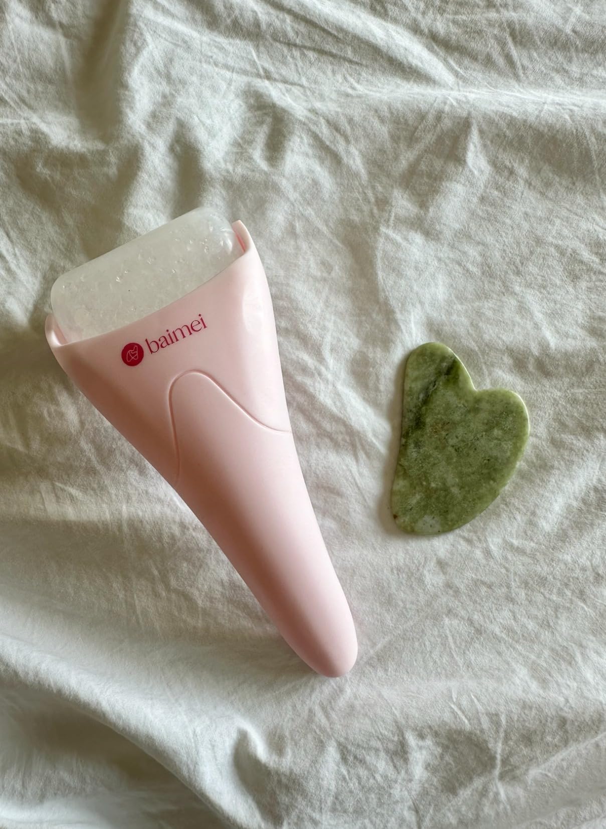 BAIMEI IcyMe Ice Roller for Face & Gua Sha Set, Depuff & Migraine Relief customer photo 1