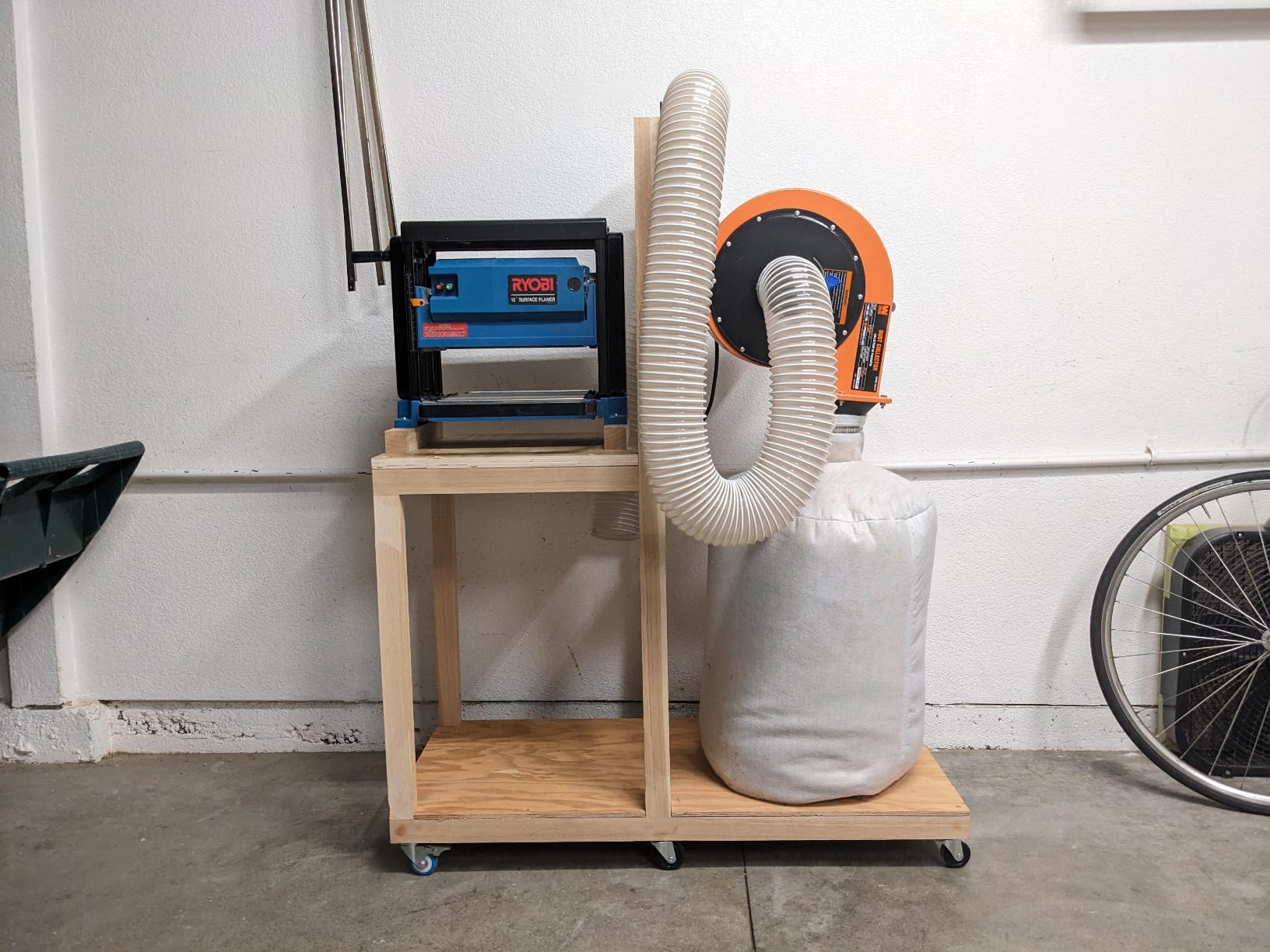 WEN Woodworking Dust Collector, 7.4-Amp Induction Motor with 15-Gallon Bag, Mobile Base, and Optional Wall Mount (DC3474) customer photo 2