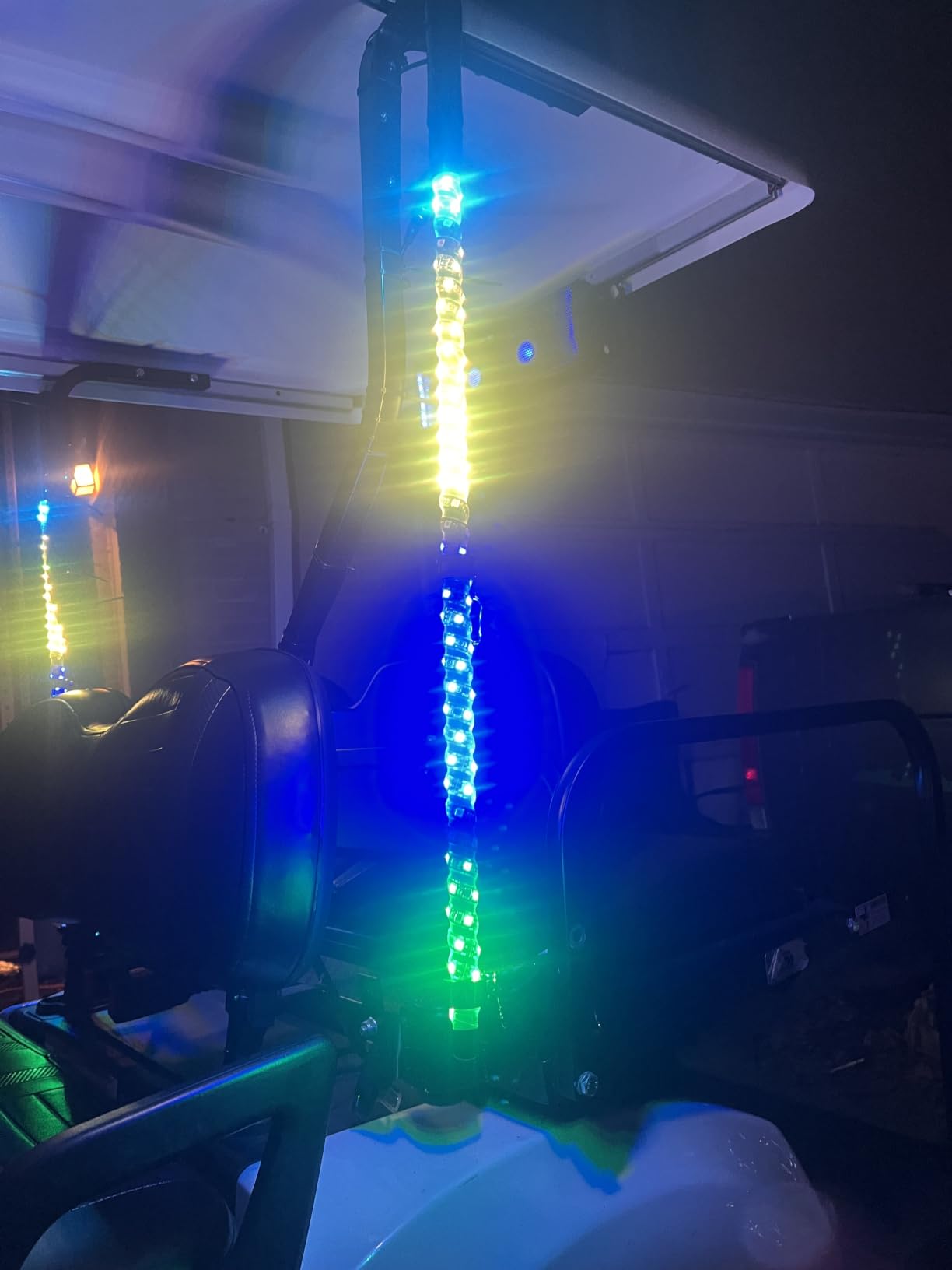 Nilight 2PCS 3FT RGB Spiral LED Whip Lights, Ultra Bright Lighted Antenna customer photo 1