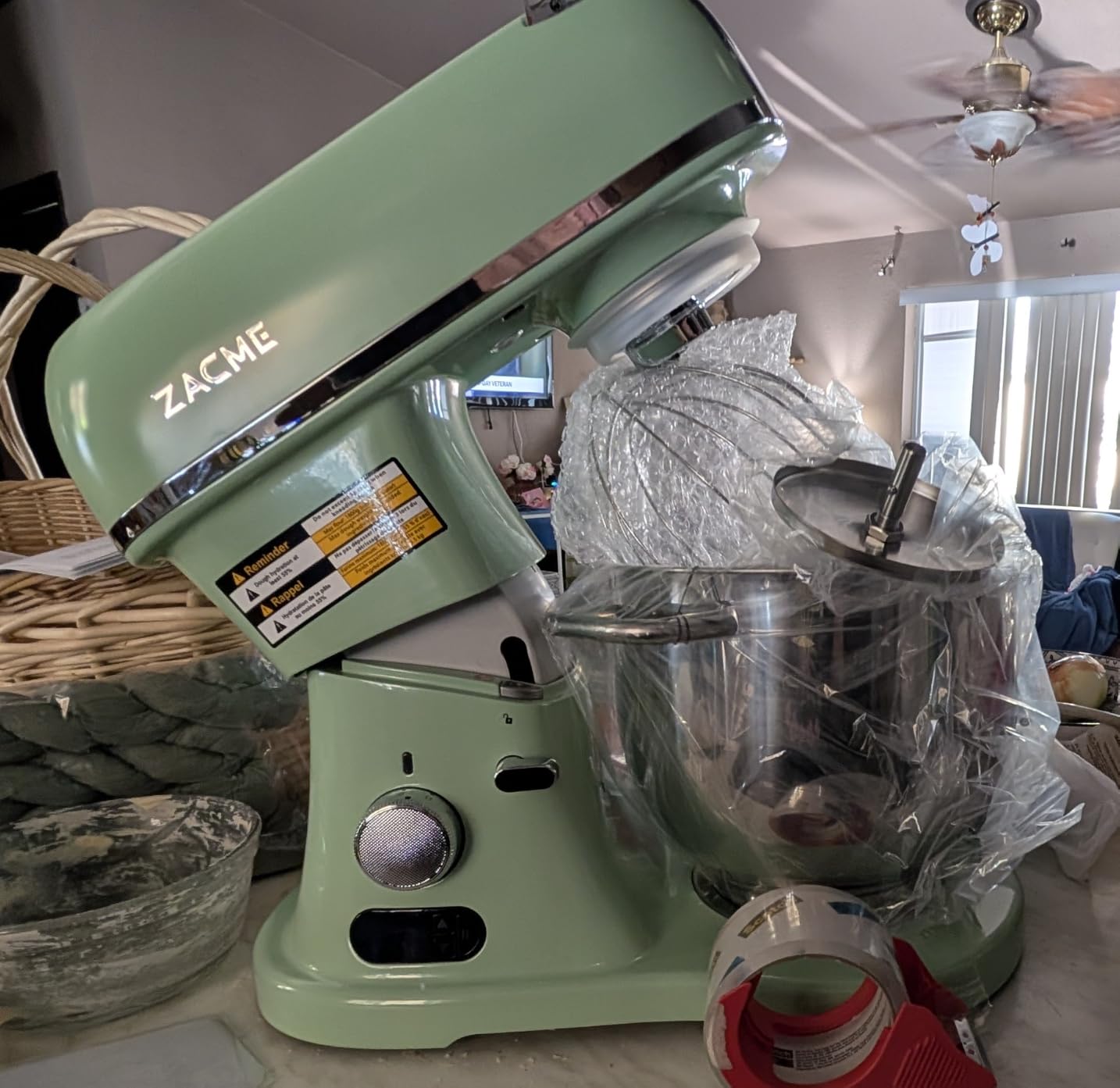 8.4QT Commercial Stand Mixer 800W with Aluminum Die Casting, NSF/ANSI 8-2023 customer photo 1