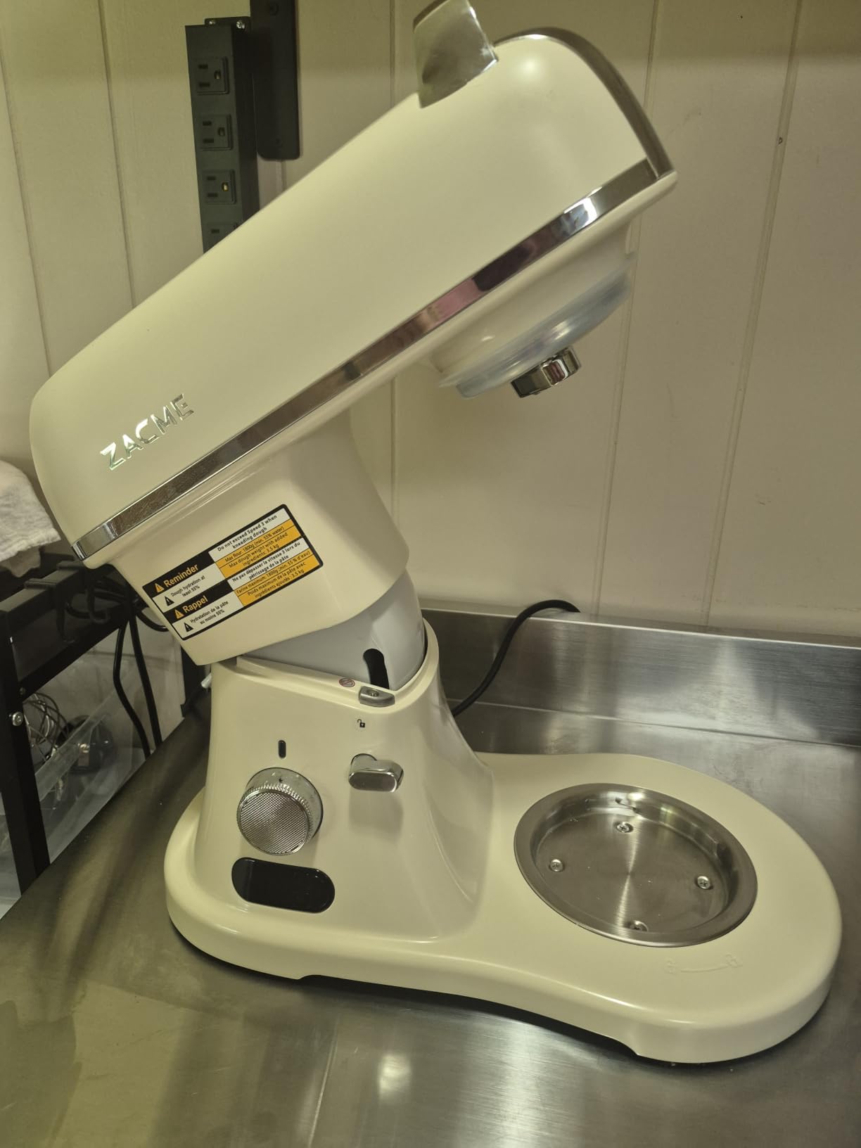 8.4QT Commercial Stand Mixer 800W with Aluminum Die Casting, NSF/ANSI 8-2023 customer photo 2