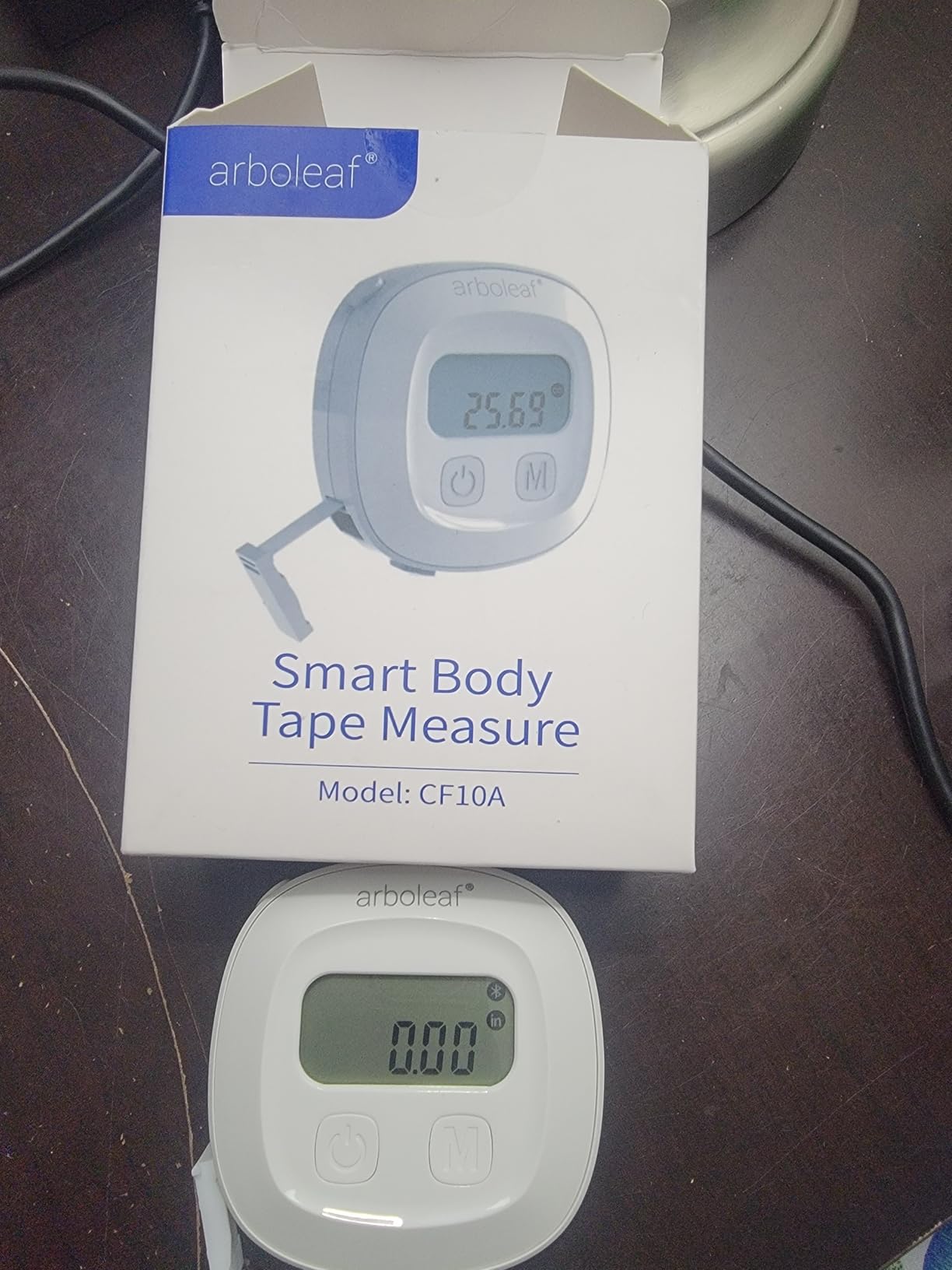 arboleaf Smart Body Measuring Tape with App, BMI and Body Fat Tracking | Lock Measurements with One Hand, Sync Body Circumference to the App customer photo 1
