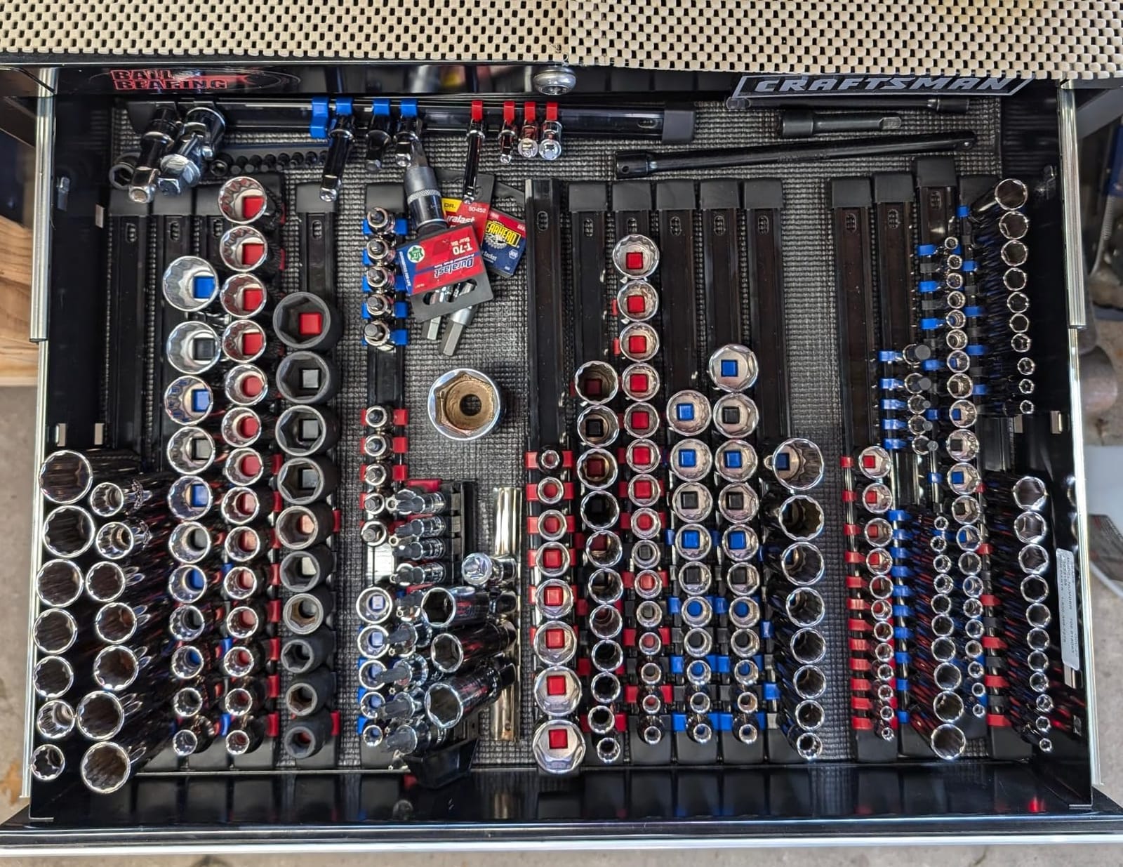 Reniteco 9-Pack Socket Organizer Set, 1/4
