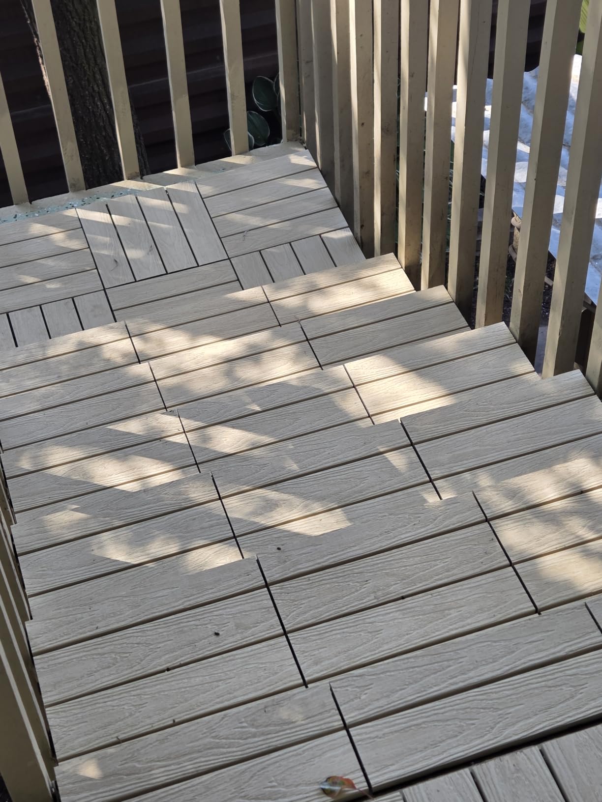 NewTechWood UltraShield Naturale 1 ft. x 1 ft. Composite Deck Tiles customer photo 1