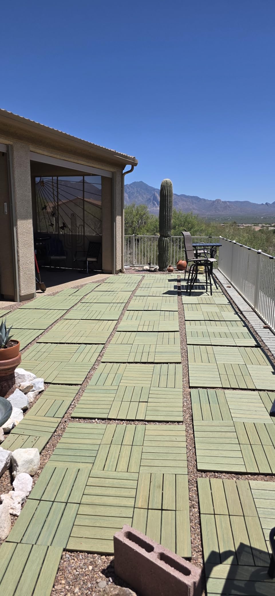 NewTechWood UltraShield Naturale 1 ft. x 1 ft. Composite Deck Tiles customer photo 1