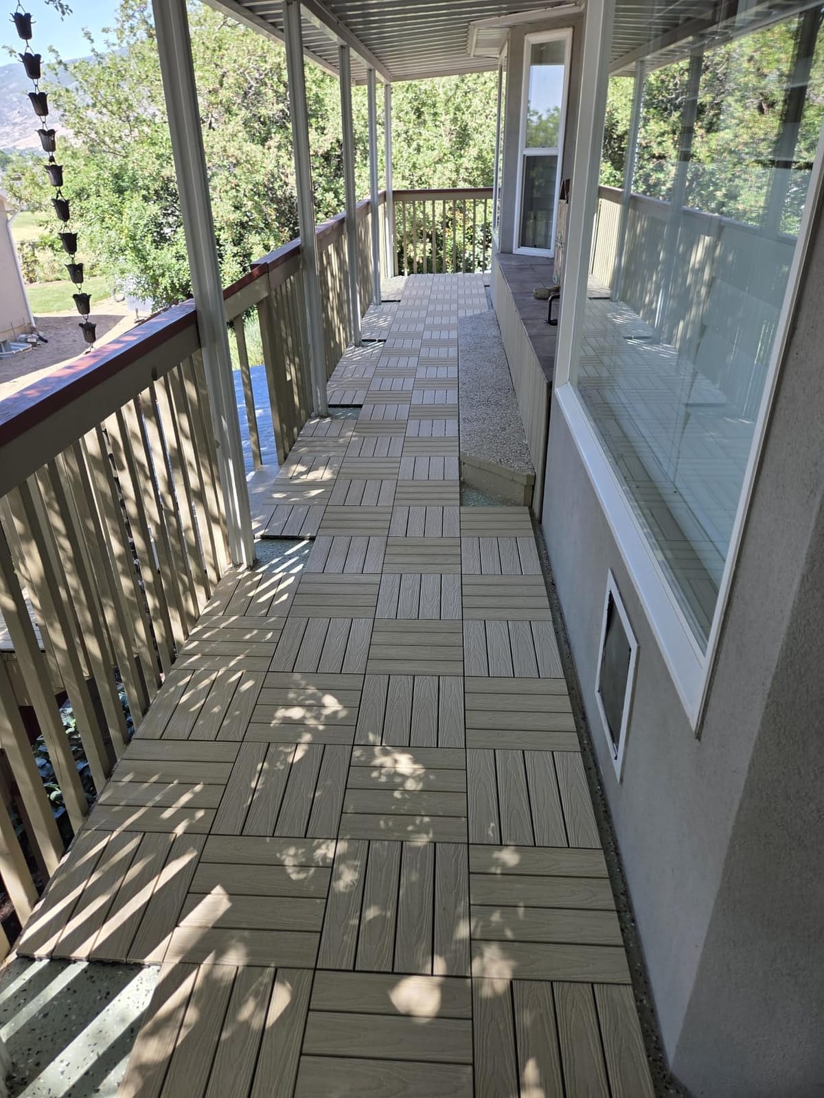 NewTechWood UltraShield Naturale 1 ft. x 1 ft. Composite Deck Tiles customer photo 2