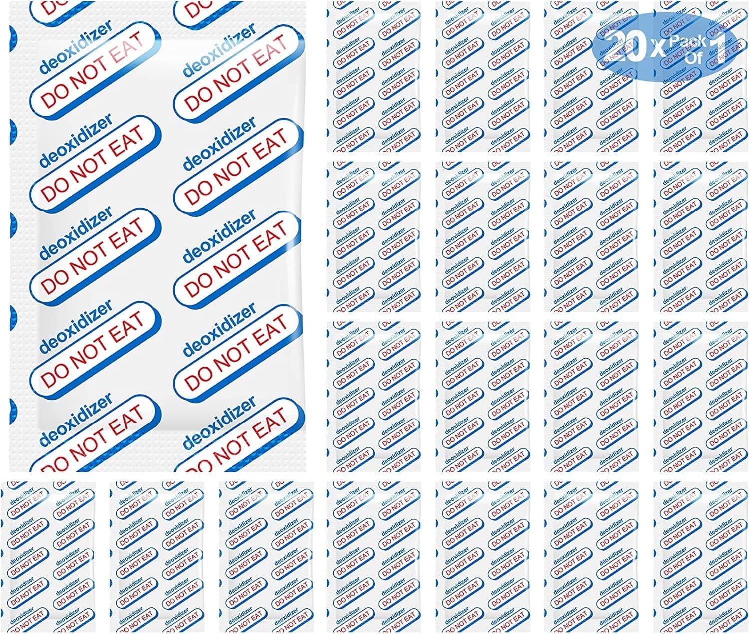 400cc Oxygen Absorbers for Food Storage - 100 Count (20x Packs of 5) - for Long Term Food Storage & Survival, Mylar Bags, Canning, Harvest Right Freeze Dryer, Dehydrated, and Preserved Foods customer photo 2