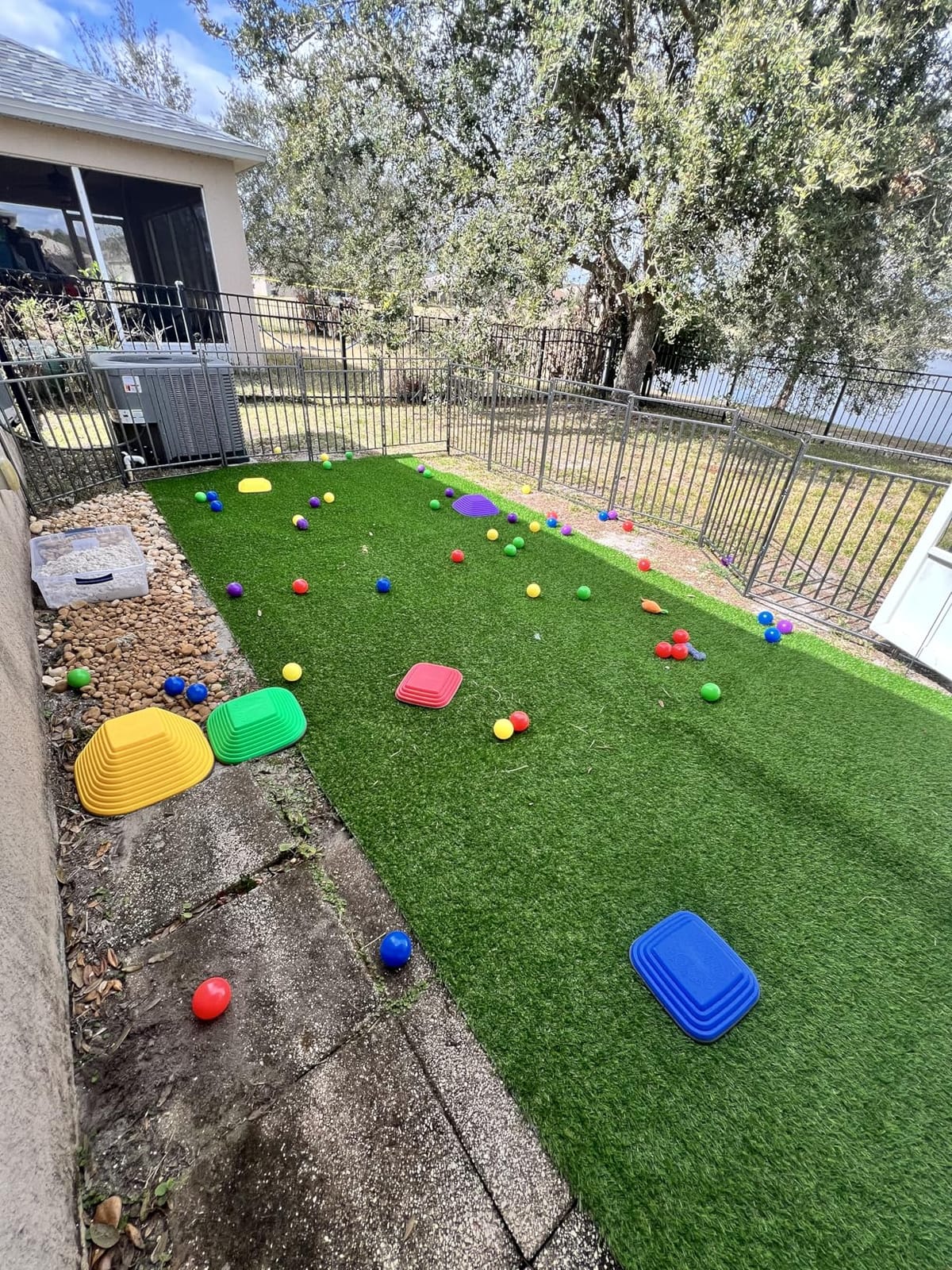 Heyroll Artificial Turf Grass 4ft 11in x8ft, 0.8-in Synthetic Fake Grass customer photo 2