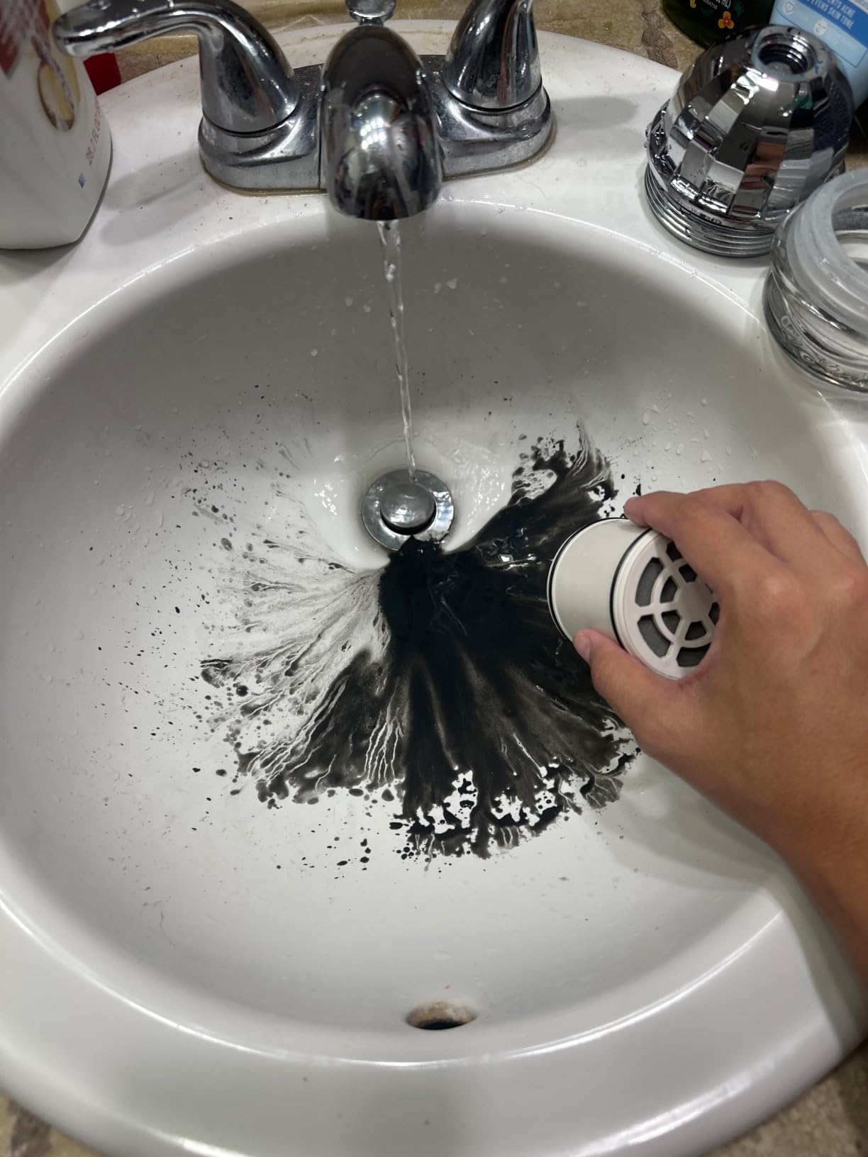 Filtered Shower Head with Handheld, High Pressure Rainfall Shower Head customer photo 2