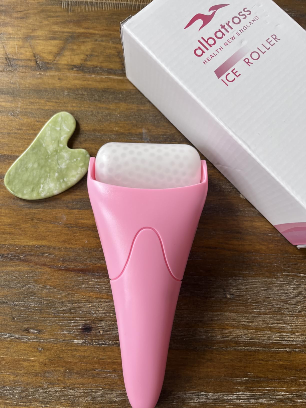 Gua Sha & Ice Roller for Face, Small Gifts, Facial Tools for Puffiness and Redness Reducing Skin Care Routine, Self Care Massage Gift for Women Men customer photo 2