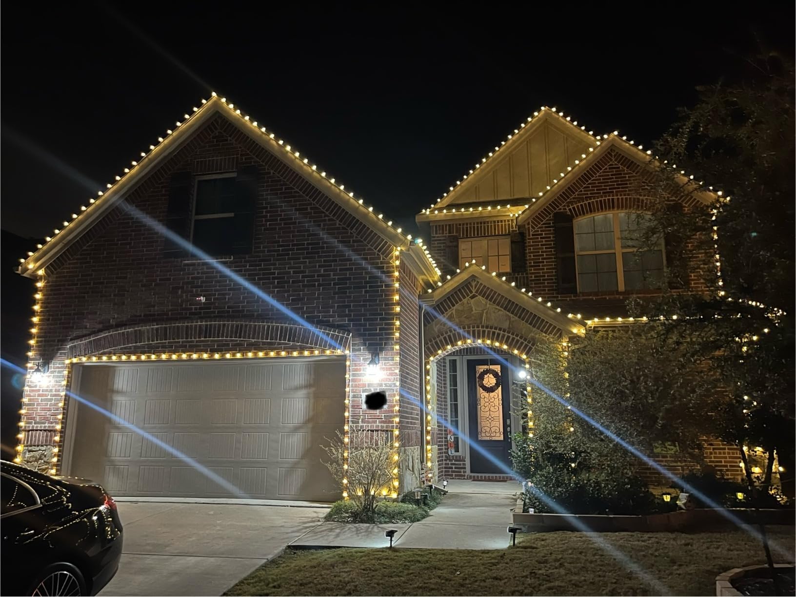 Brightown C9 Christmas String Lights, Commercial LED Outdoor Christmas Lights with 100 Strawberry C9 Bulbs, Waterproof Extendable UL Certified for Party Holiday Wedding Indoor Outdoor Xmas Decor customer photo 1