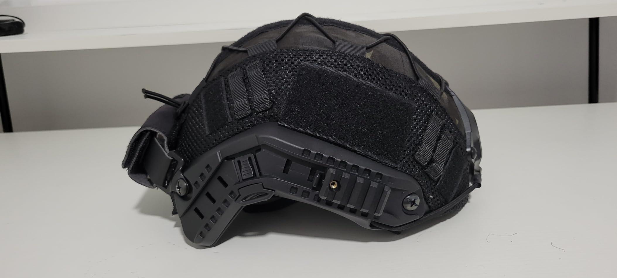 ACTIONUNION Tactical Airsoft Helmet with Cover for Paintball customer photo 1