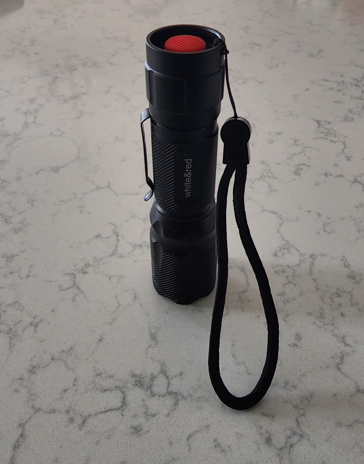 Upgraded Red Flashlight, Bright White & High/Low Power Red Light Options with Memory, Zoom Lens, Portable Weatherproof LED Small Torch for Aviation, Astronomy, Night Vision customer photo 2