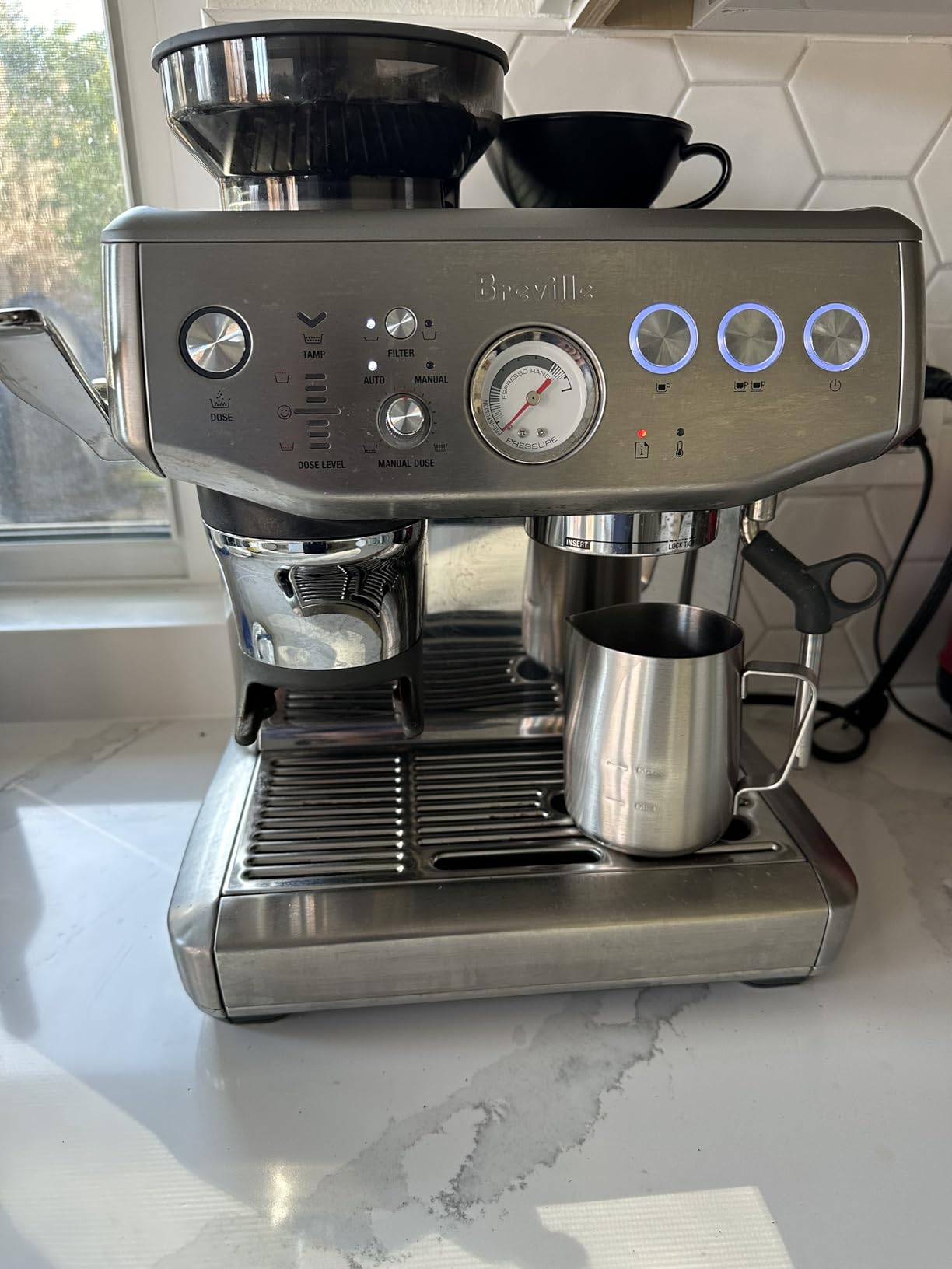 Breville BES876BSS Barista Express Impress, Brushed Stainless Steel customer photo 1