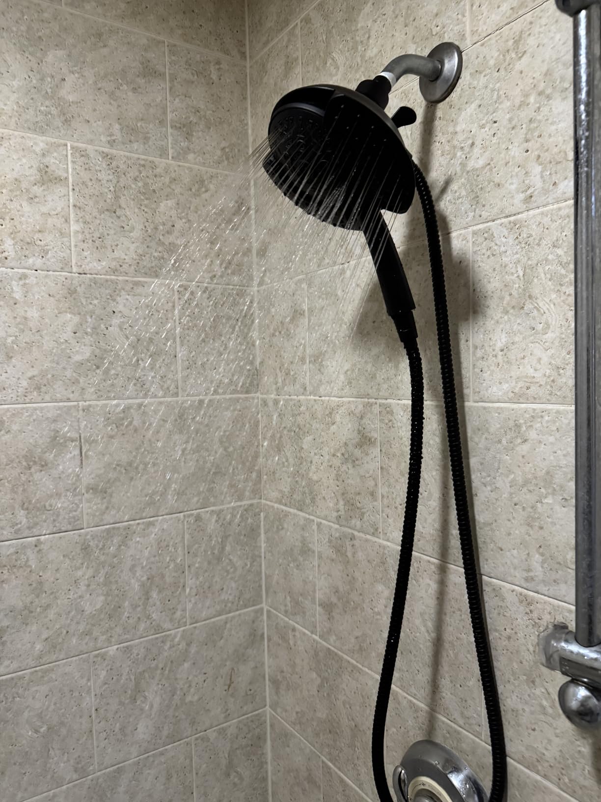 INAVAMZ 2 in 1 Shower Head with Handheld Combo High Pressure Silver 1.8 GPM customer photo 2