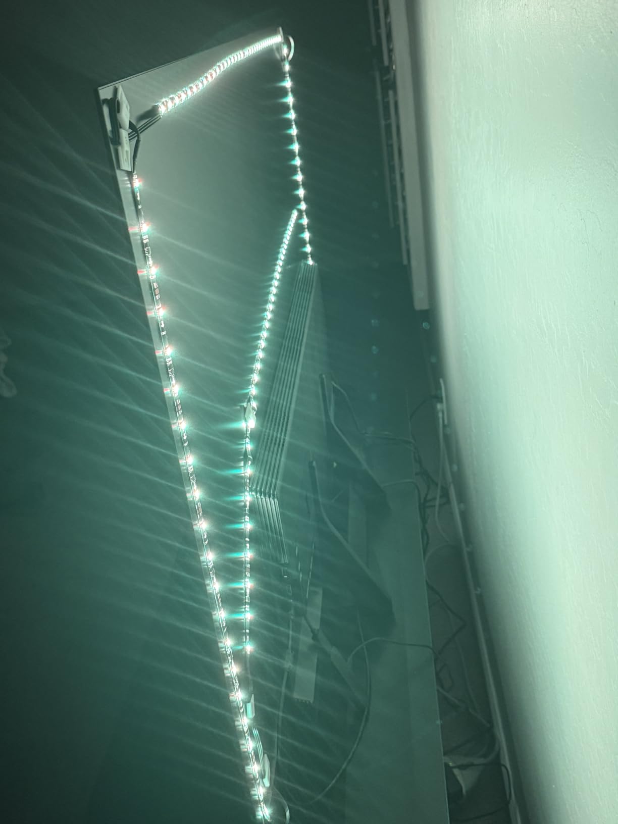 Govee TV LED Backlight, RGBIC Smart LED Strip Lights for 55-65 inch TVs | 99+ Scene Modes, Music Sync, Bluetooth and Wi-Fi APP Control, Works with Alexa & Google Assistant, Adapter, 12.5ft/114 LEDs customer photo 1