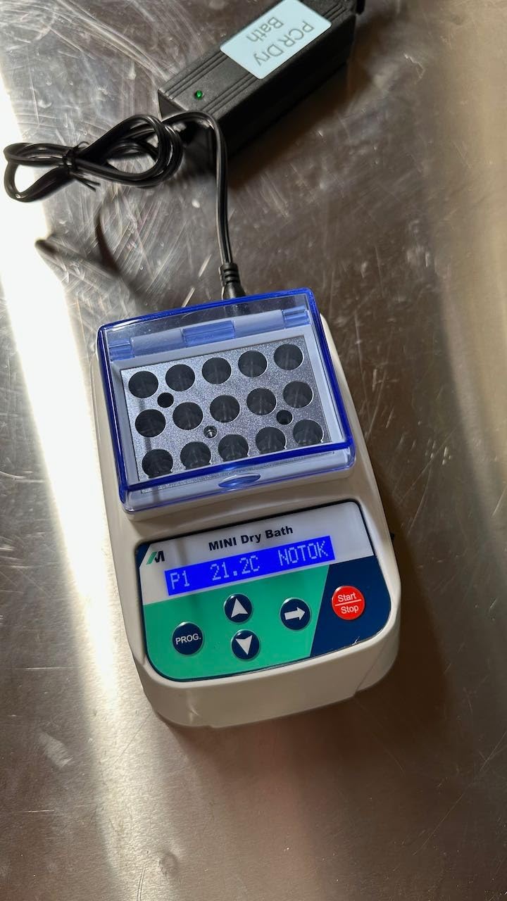 Mini Gel Heating Machine for PRP PPP Gel Heating Plasma Making | Temperature 5 to 100C, Dry Bath Incubator with a 6 * 5ml Block customer photo 1