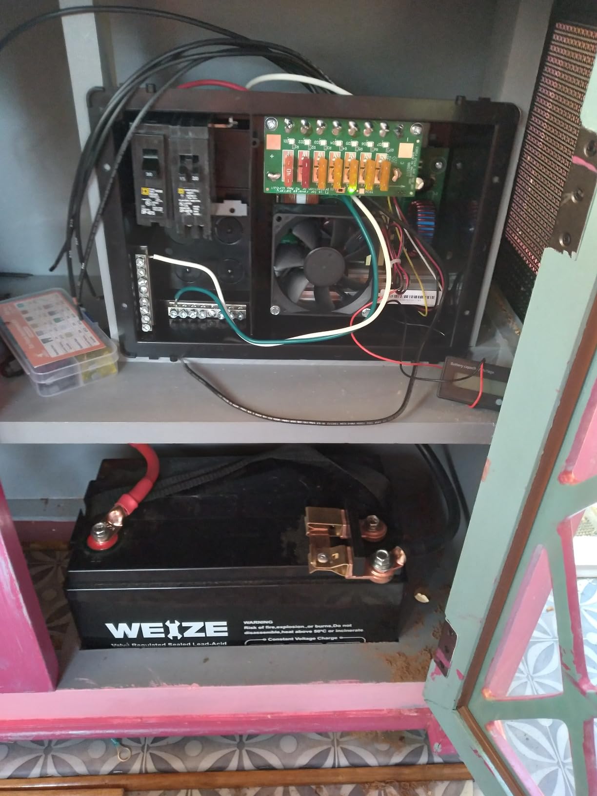 WEIZE 12V 100Ah Deep Cycle Battery, Group Size 31 Battery for RV, Solar, Camping, Cabin, Marine and Off-Grid System customer photo 1