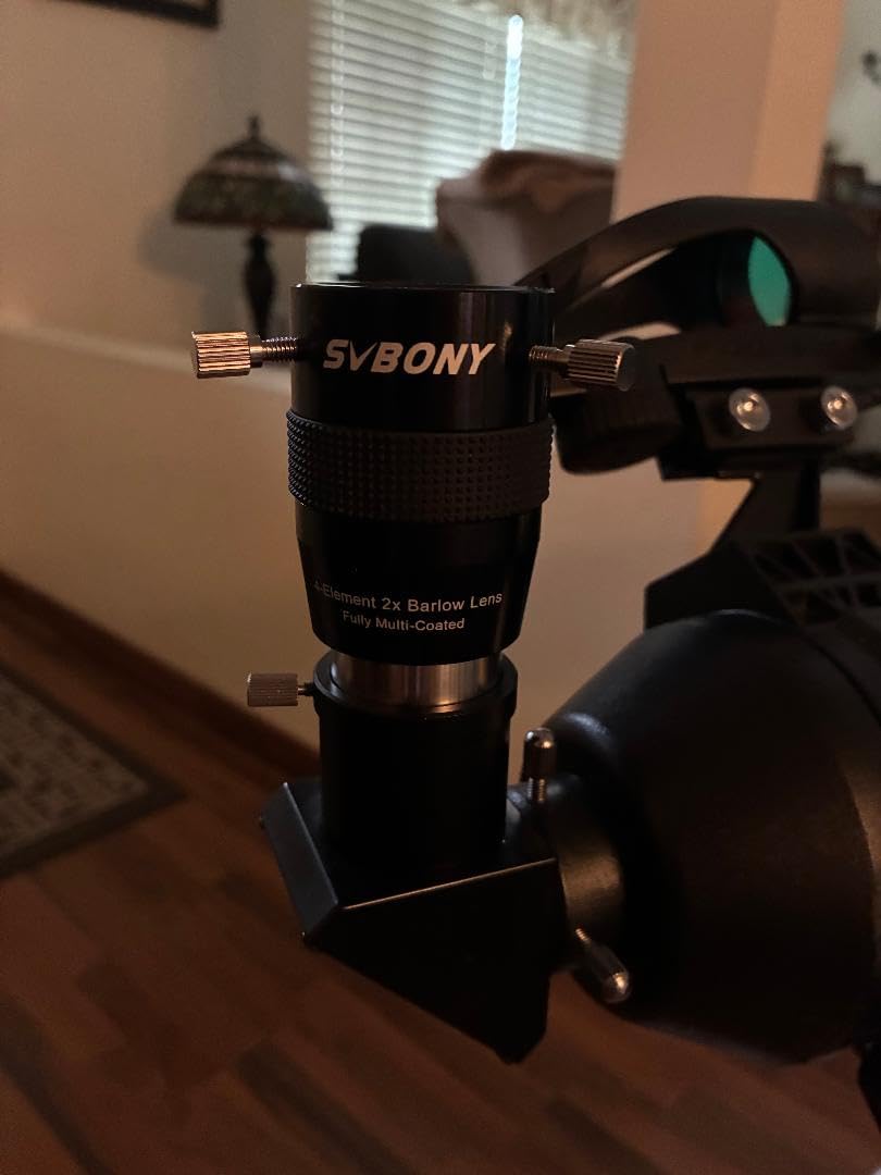 SVBONY 216 2X Barlow Lens, 1.25