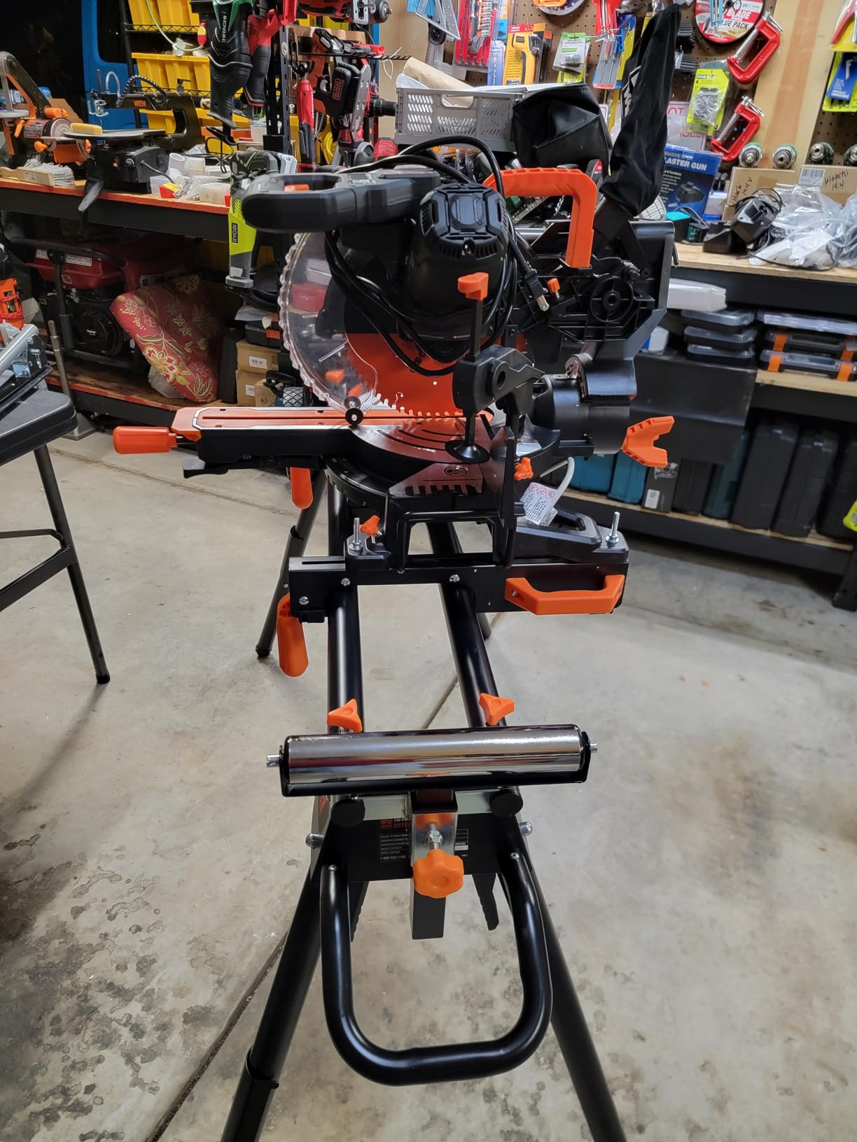 WEN MM1015 15-Amp 10-Inch Dual Bevel Sliding Compound Miter Saw with LED Cutline Multi-color customer photo 1