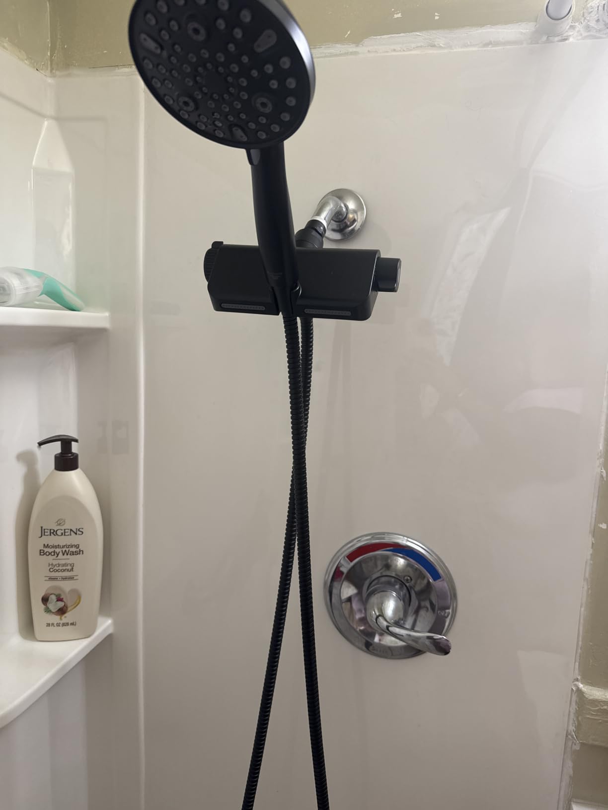 MakeFit Filtered Shower Head with Handheld Combo - Dual 2-in-1 Spa System with Massage Shower and 10 Modes Hand Held Shower High Pressure with Built in Power Wash Mode (Chrome) customer photo 2