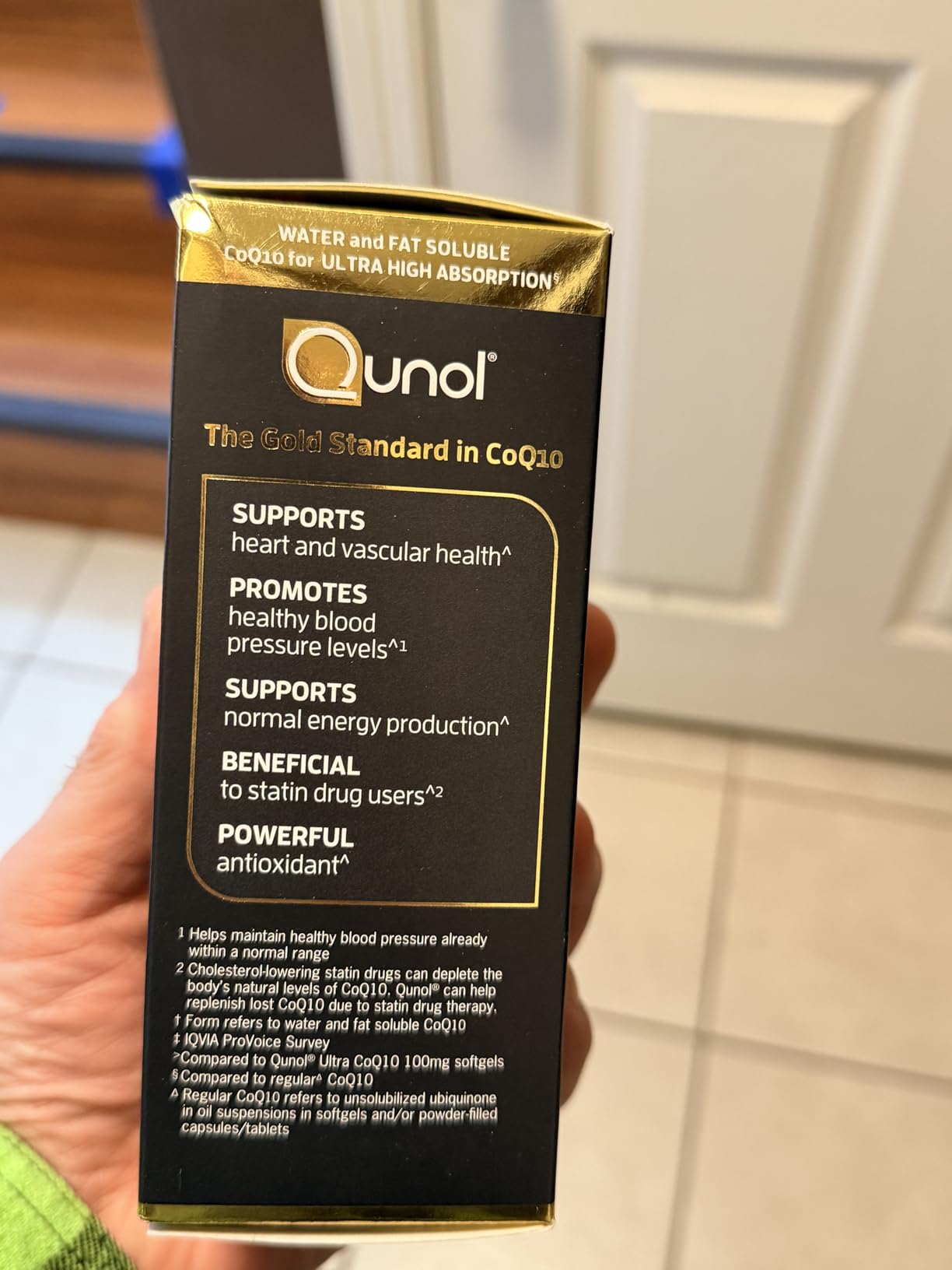 Qunol Ultra CoQ10 200mg, Ultra-High Absorption, Antioxidant, 60 Softgels | #1 Cardiologist Recommended Supplement for Heart Health, Coenzyme Q10 Supplement to support Vascular Health & Cellular Energy customer photo 2