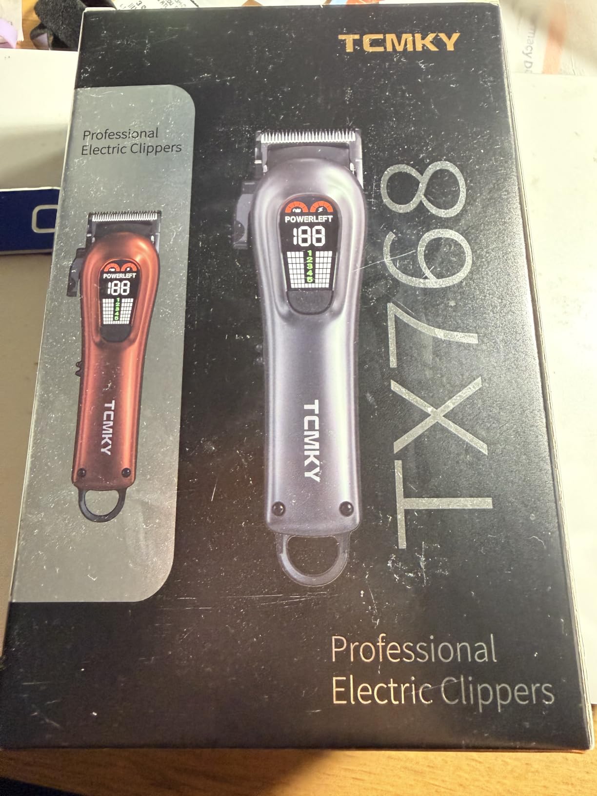 TCMKY Hair Clippers for Men Barber Clippers Rechargeable Hair Trimmer Kit customer photo 1