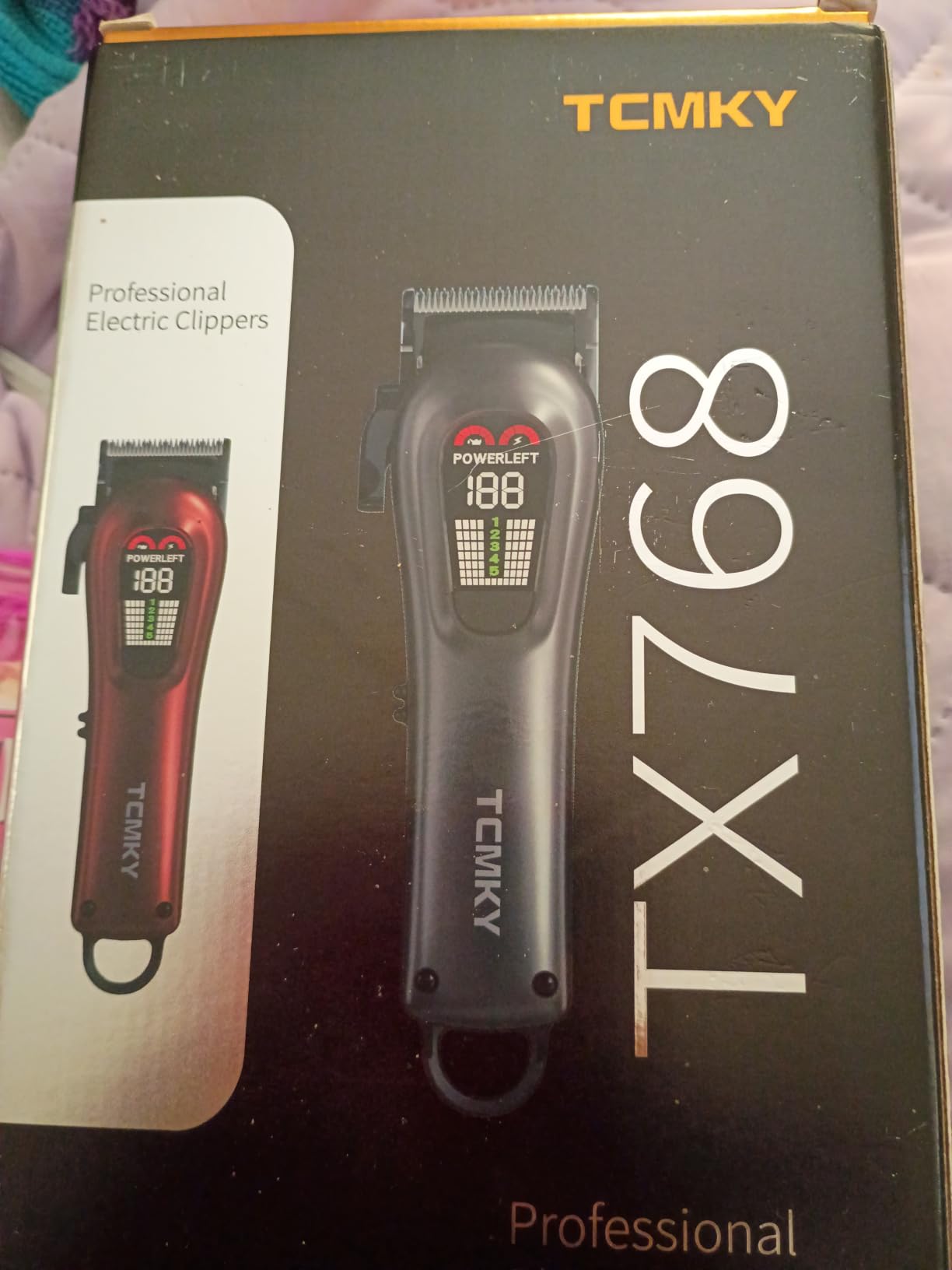TCMKY Hair Clippers for Men Barber Clippers Rechargeable Hair Trimmer Kit customer photo 2