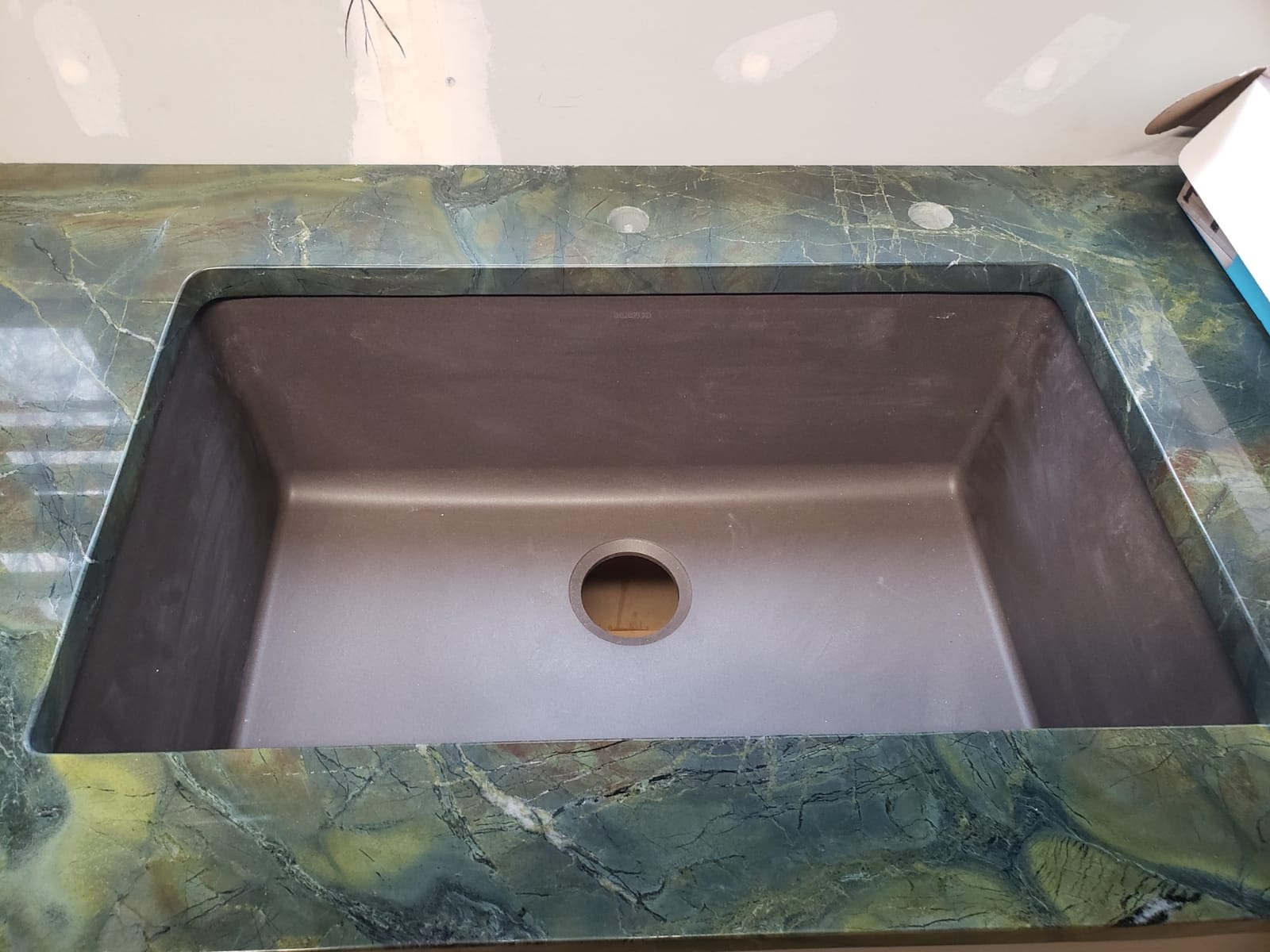 BLANCO 443083 Precis Silgranit 30” Single Bowl Undermount Kitchen Sink, Soft White customer photo 2