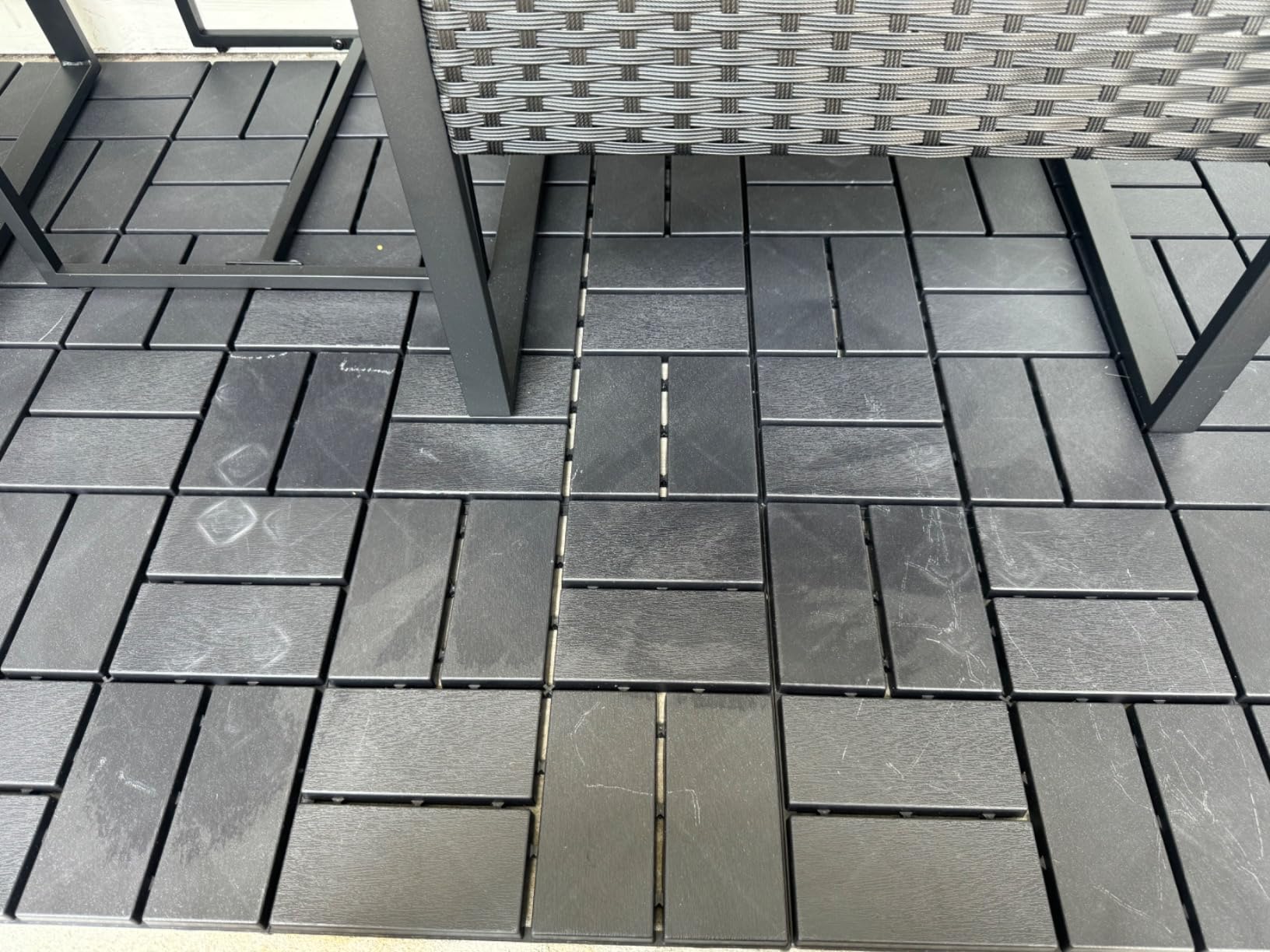 Goovilla Plastic Interlocking Deck Tiles, 36 Pack 12