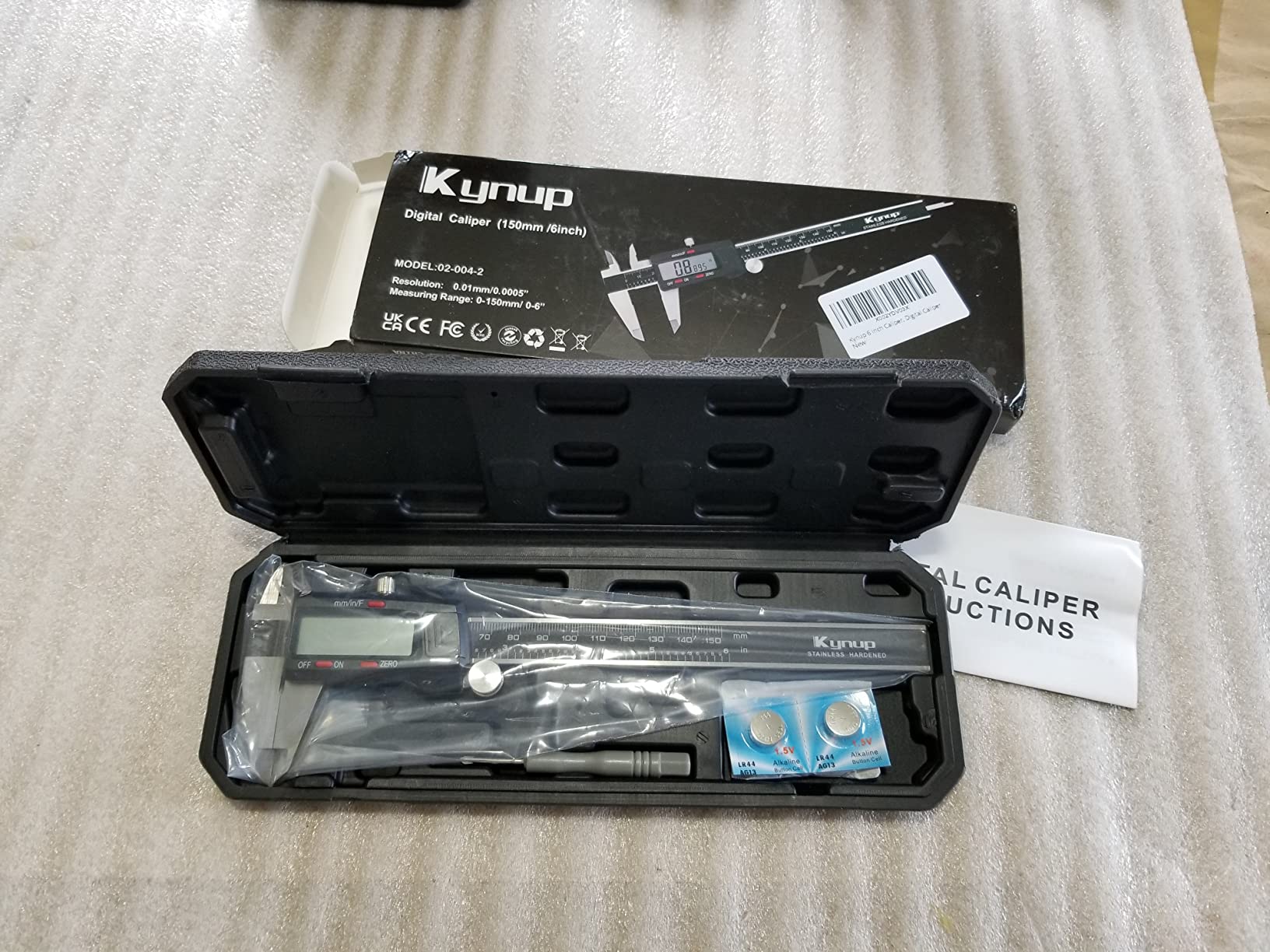 Kynup Digital Caliper, 6 Inch IP67 Waterproof Caliper Measuring Tool | Stainless Steel, Inch Metric Conversion, Auto Power Off, Ideal Measuring Instrument for DIY & Workshop Use customer photo 2