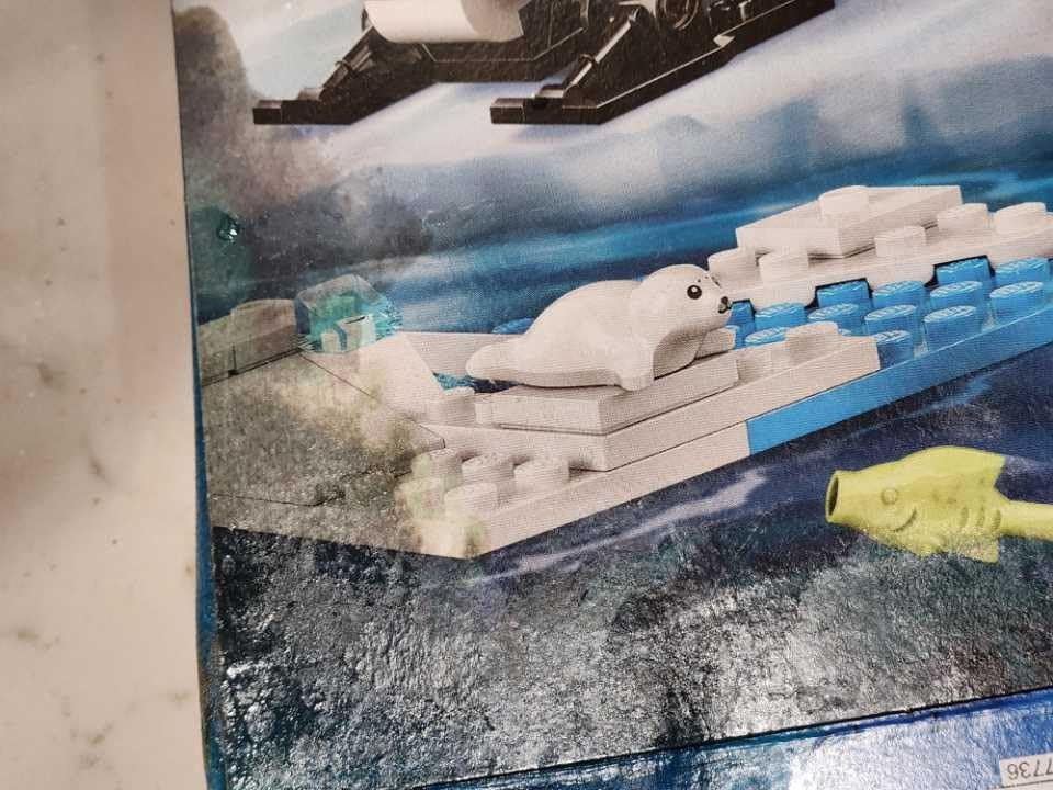 LEGO City Arctic Explorer Snowmobile 60376 Building Toy Set, Snowmobile Playset with Minifigures and 2 Seal Figures for Imaginative Role Play, Fun Gift Idea for 5 Year olds customer photo 1