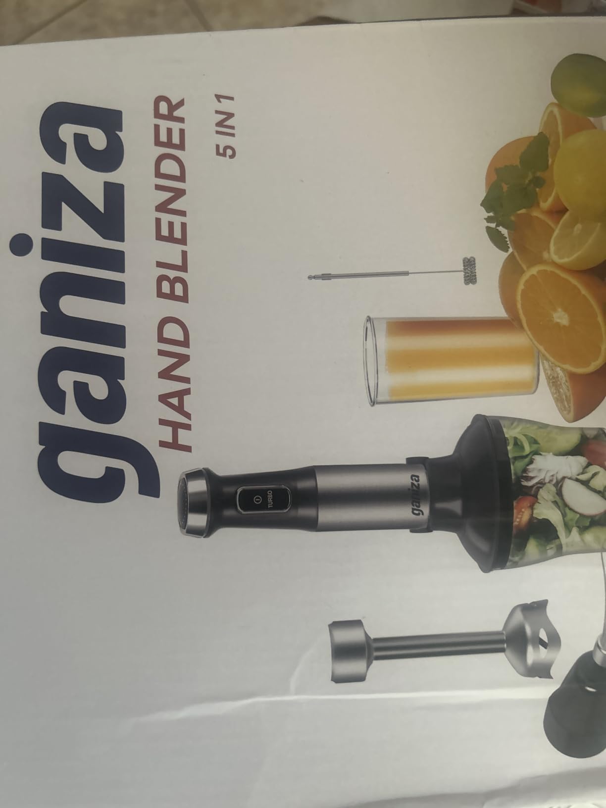 Ganiza Immersion Blender 5 in 1 Hand Blender Max 1000W Heavy Duty Motor customer photo 1