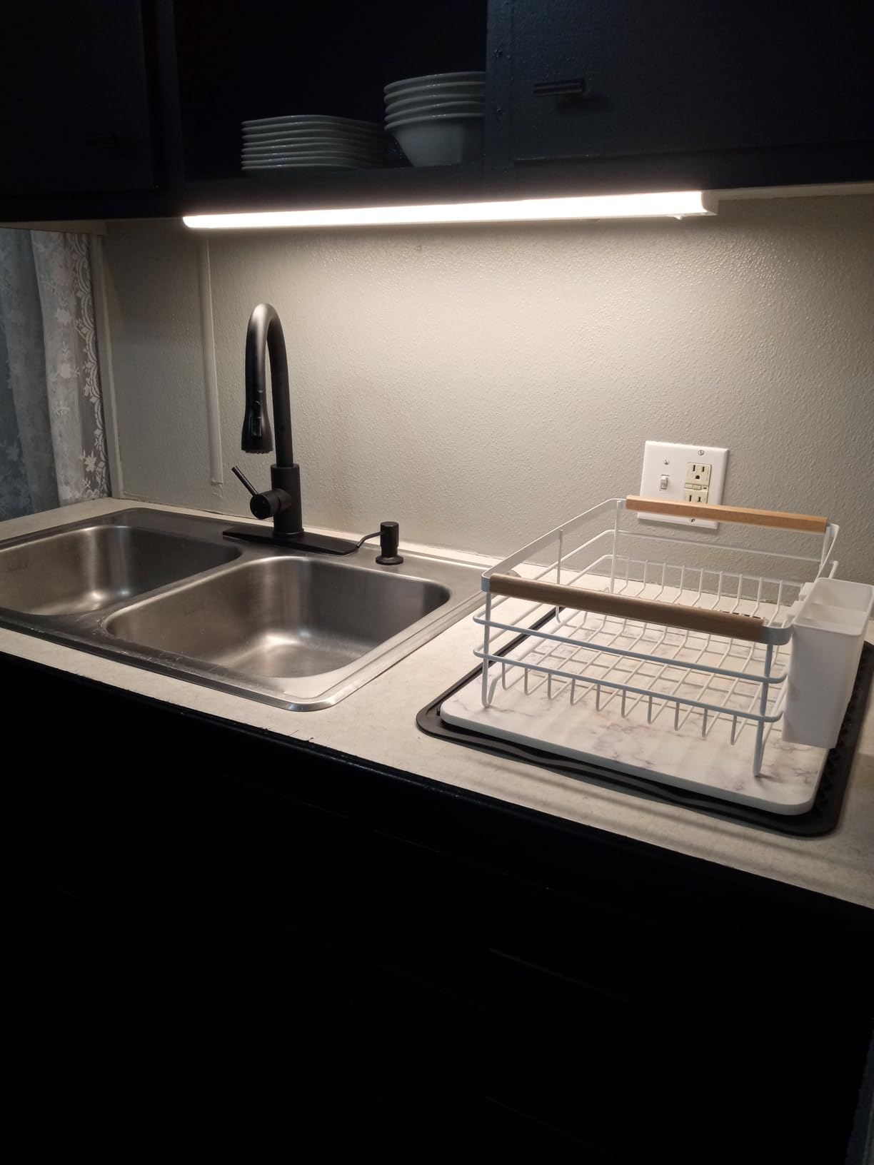 GETINLIGHT 12-Inch Hardwired Only LED Under Cabinet Light, 3-CCT Selectable customer photo 1