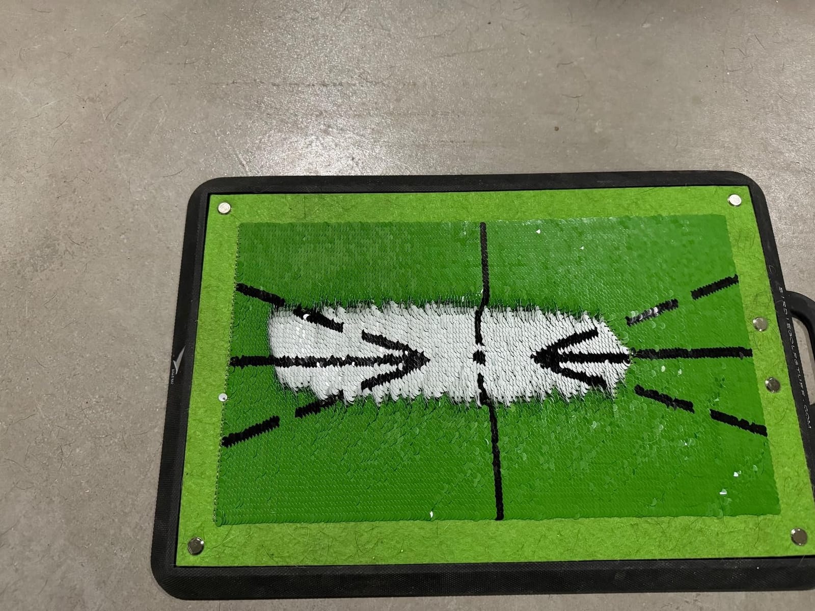 Birdie Golf Swing Training Mat - Sequin Tech, Analyzes Swing Path, Portable customer photo 1