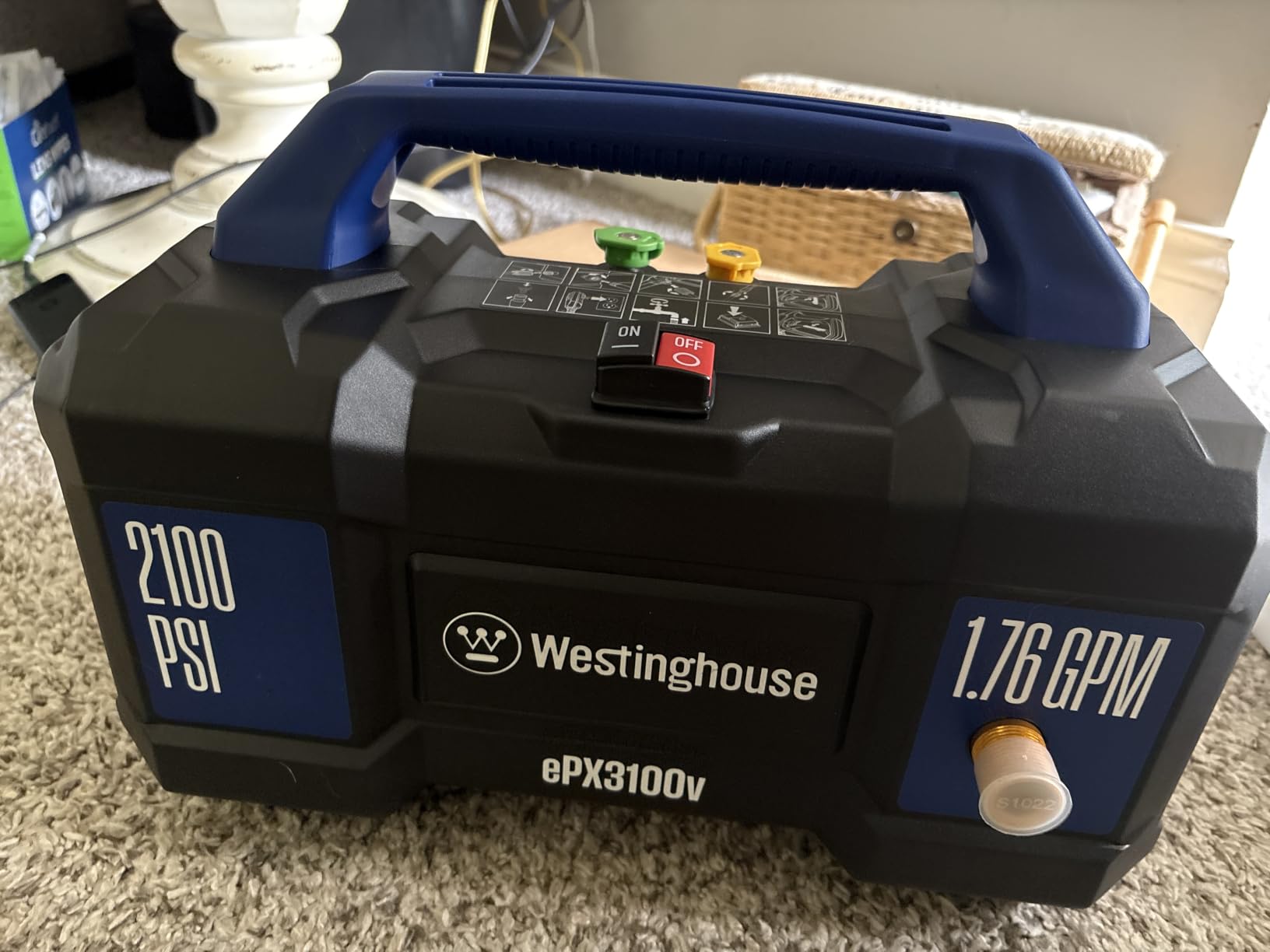 Westinghouse ePX3100v Electric Pressure Washer, 2100 Max PSI 1.76 Max GPM, Built-in Carry Handle, Detachable Foam Cannon, Pro-Style Steel Wand, 3-Nozzle Set, for Cars/Fences/Driveways/Home/Patios customer photo 2