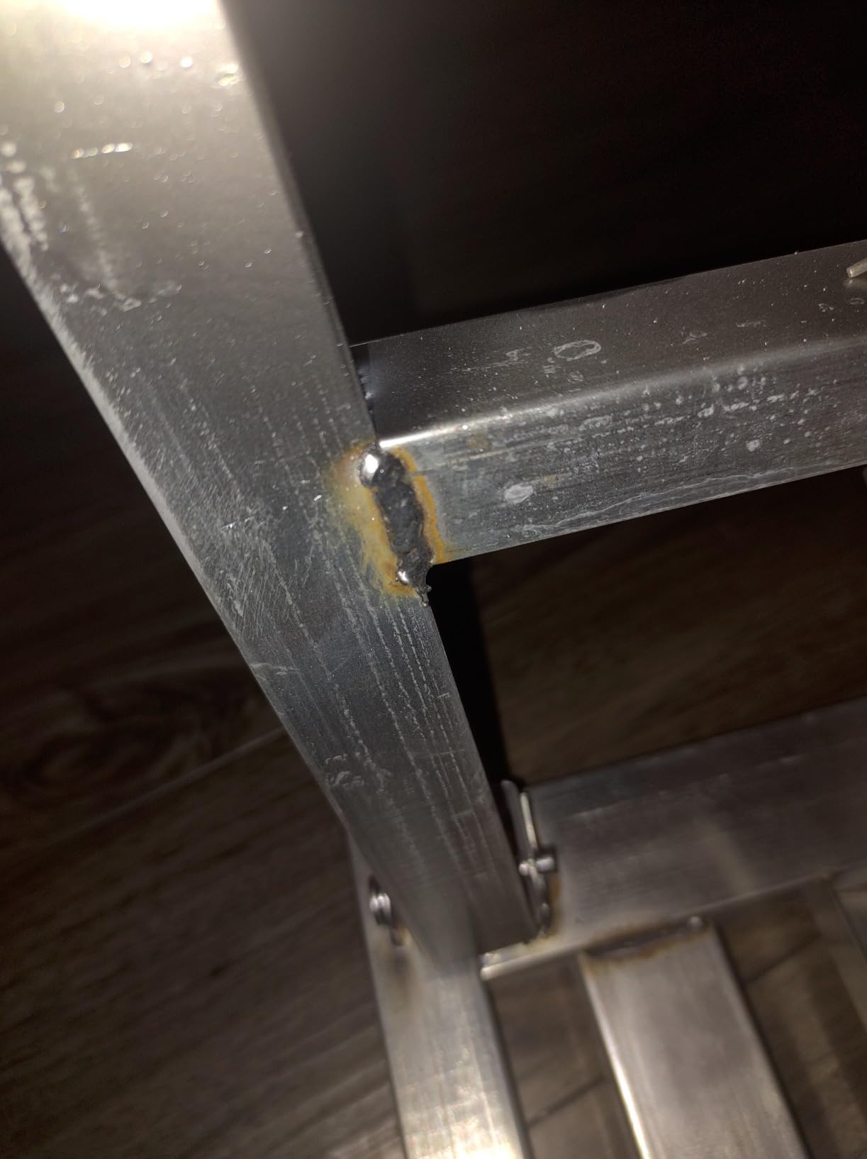 Adjustable Work Platform with 400 lb Duty Rating, Steel Step Ladder, Portable Folding Scaffolding Platform for RV Cleaning High Painting Walls, Drywall, Decorating (100 CM) customer photo 2