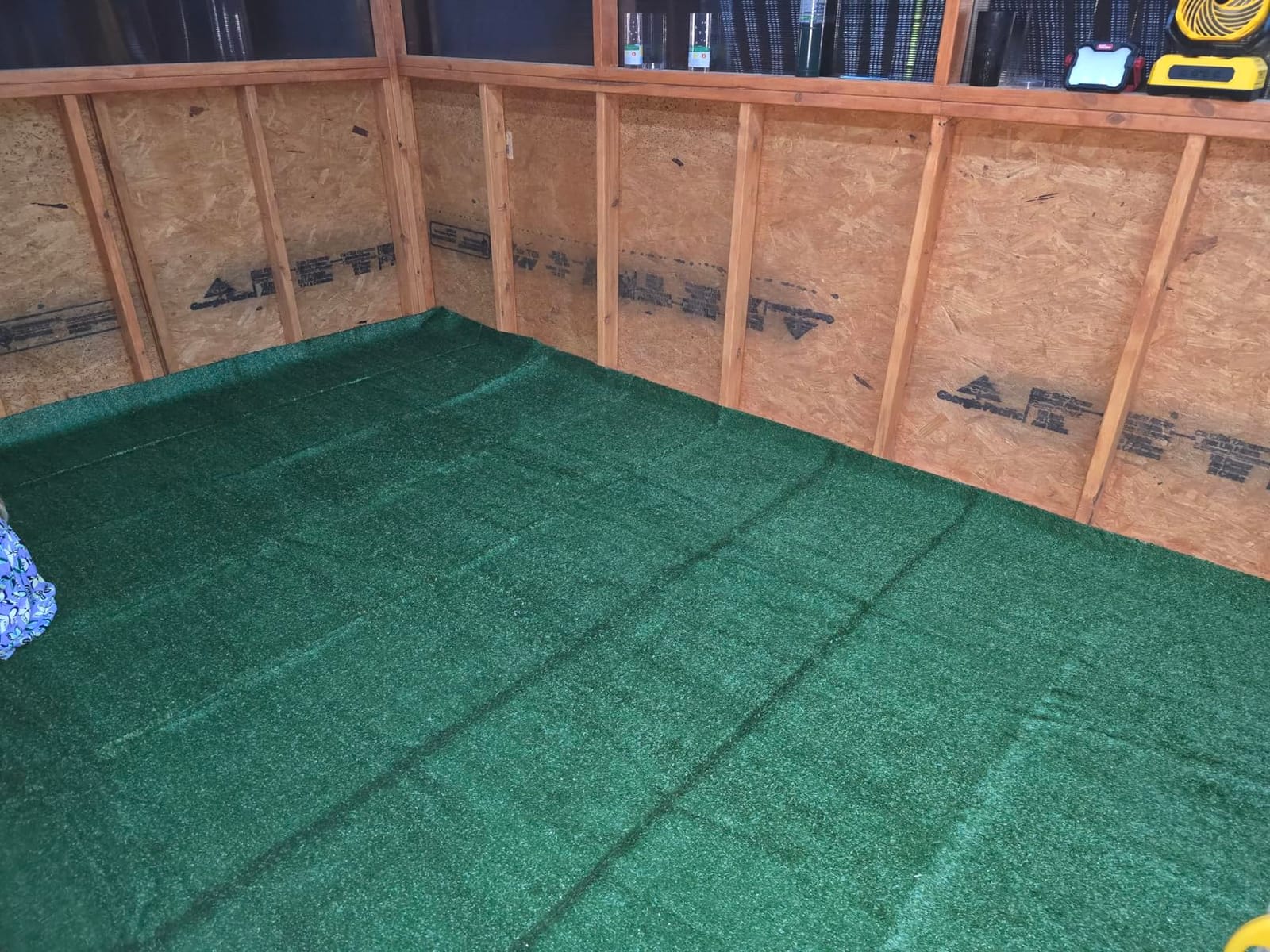 Garland Rug Artificial Grass 7 Ft. X 10 Ft. Large Indoor/Outdoor Area Rug Green -Lush Green, Durable, and Low-Maintenance for Patios, Lawns, and More customer photo 2