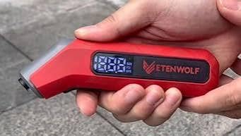 ETENWOLF T300 Digital Tire Pressure Gauge 200 PSI for Car, RV, Truck, Bikes | with Replaceable AAA Batteries, Industrial Tire Gauge Calibrated to ANSI B40.7 Grade 2A(±0.5%), Vivid Orange customer photo 2