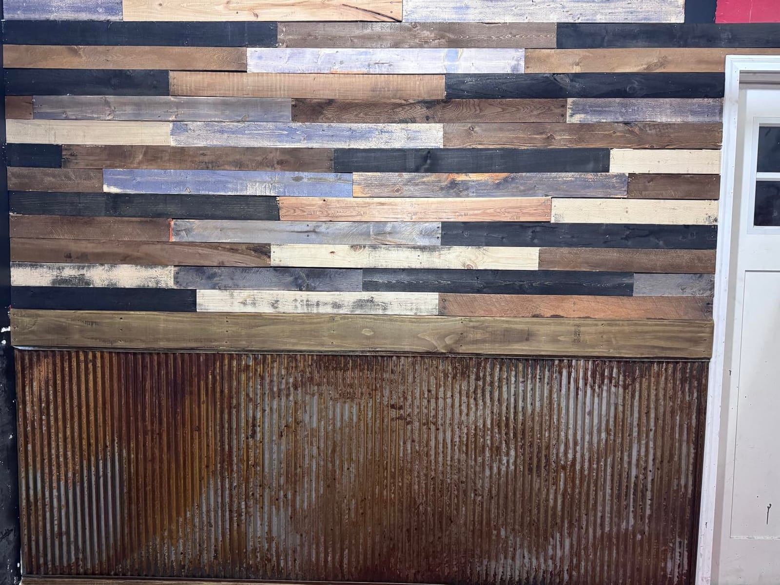 Corrugated Metal Wainscoting (Galvalume - 10 Foot Roll) - Silver Panels for Walls - Dakota Tin customer photo 2